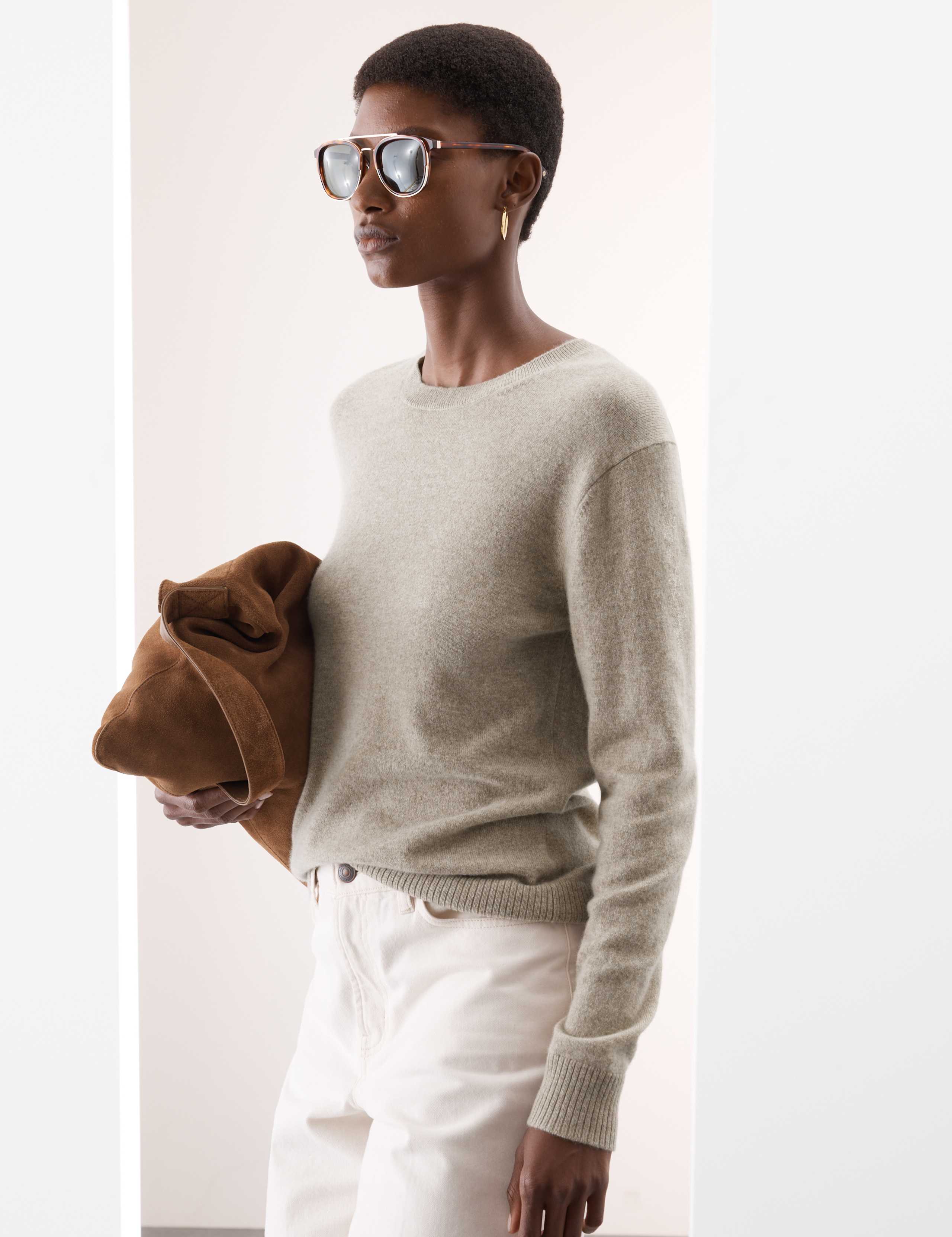 Pure Cashmere Crew Neck Jumper