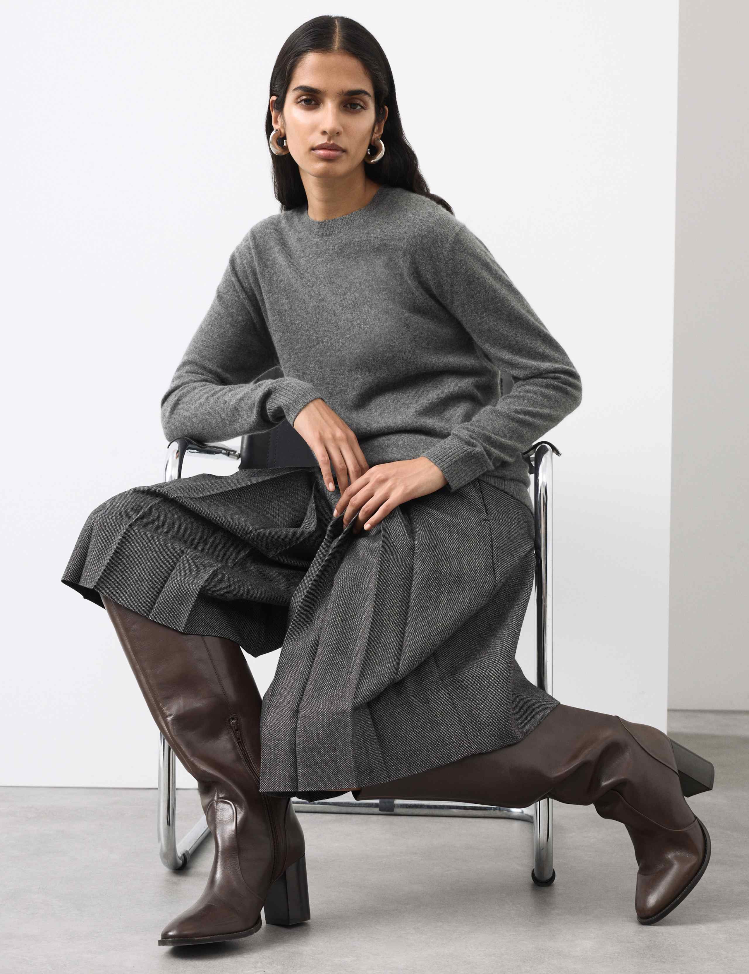 Pure Cashmere Crew Neck Jumper