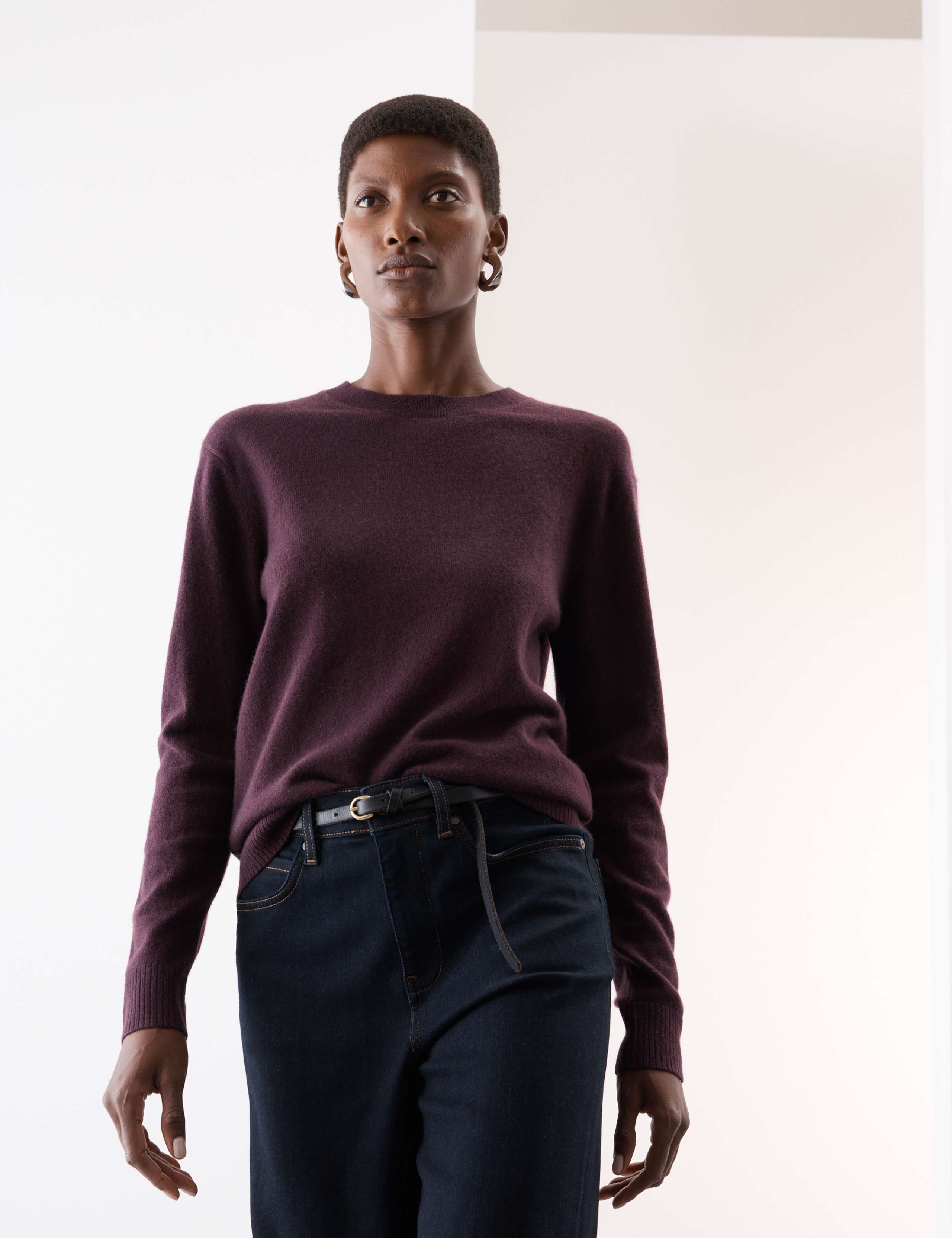 Pure Cashmere Crew Neck Jumper