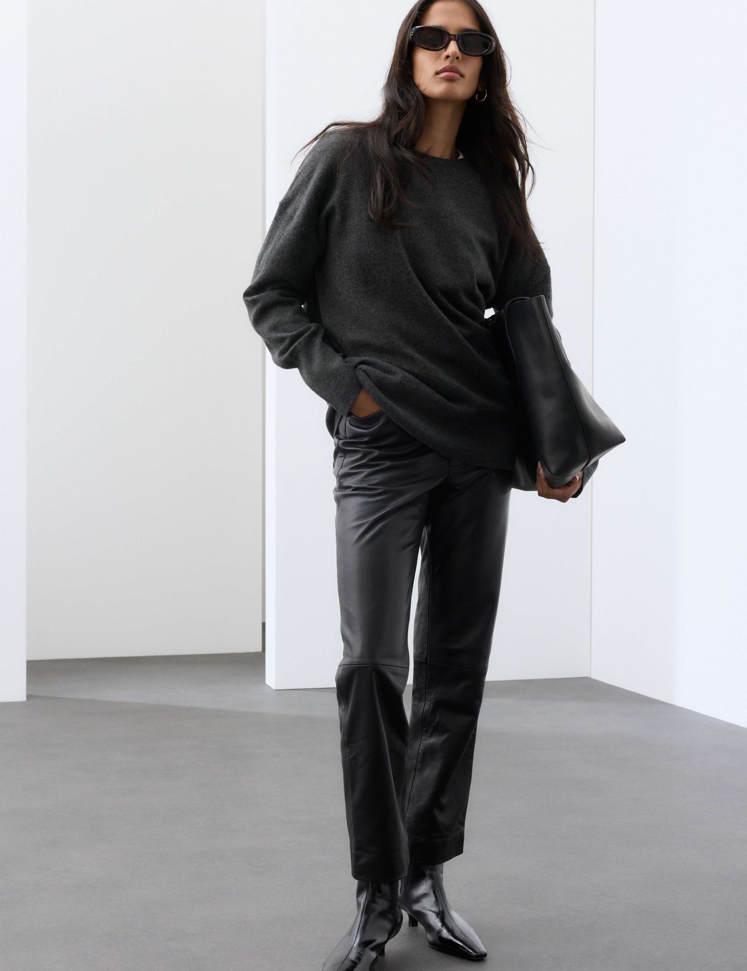 Pure Cashmere Longline Jumper