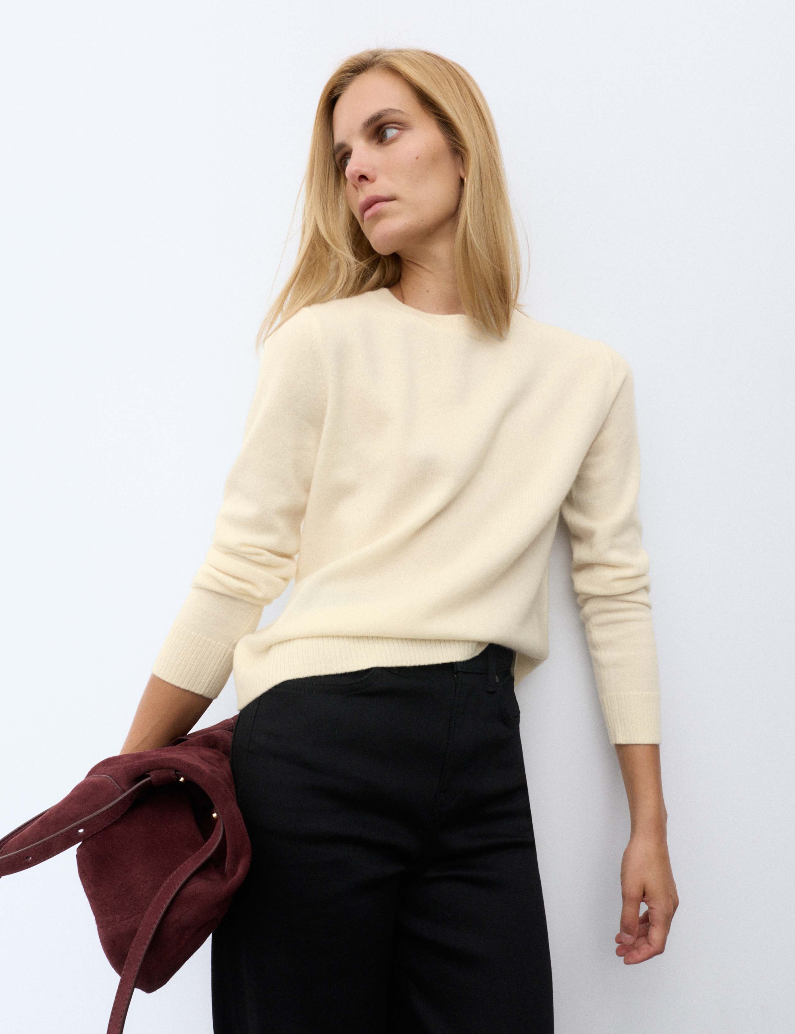 Pure Cashmere Crew Neck Jumper