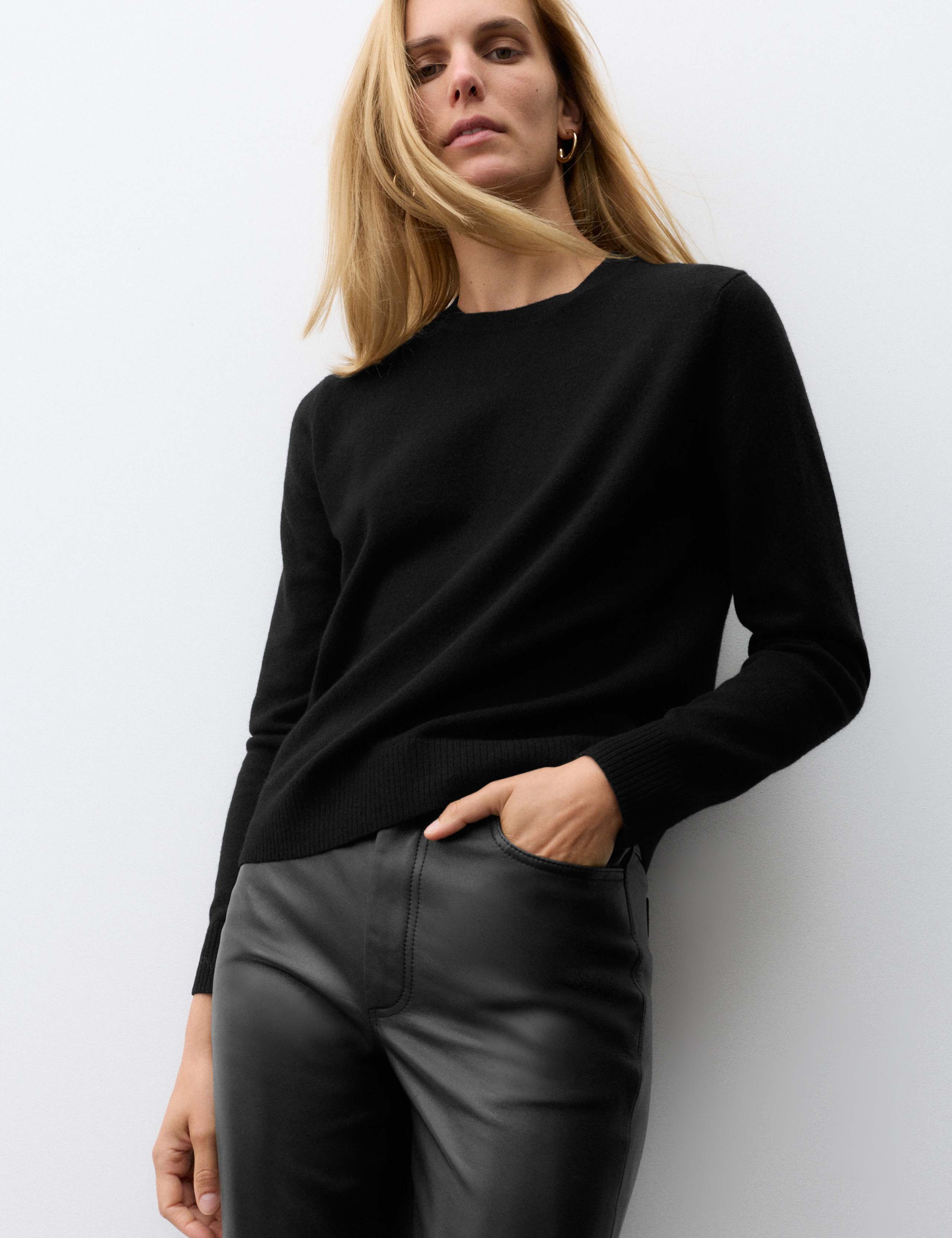Pure Cashmere Crew Neck Jumper