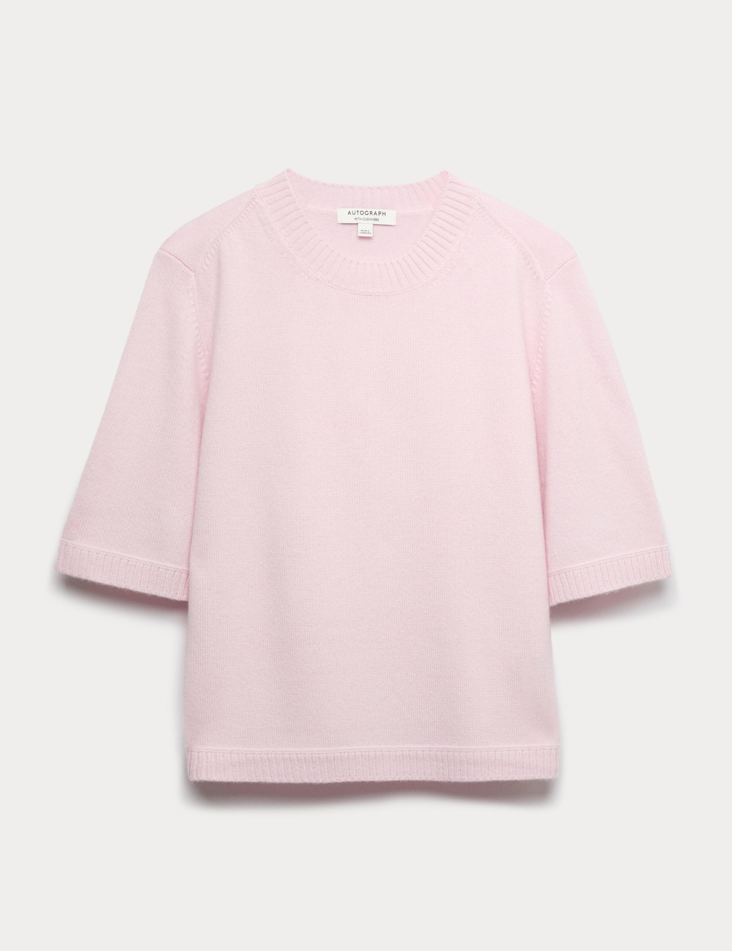 Merino Wool Rich Knitted Top with Cashmere