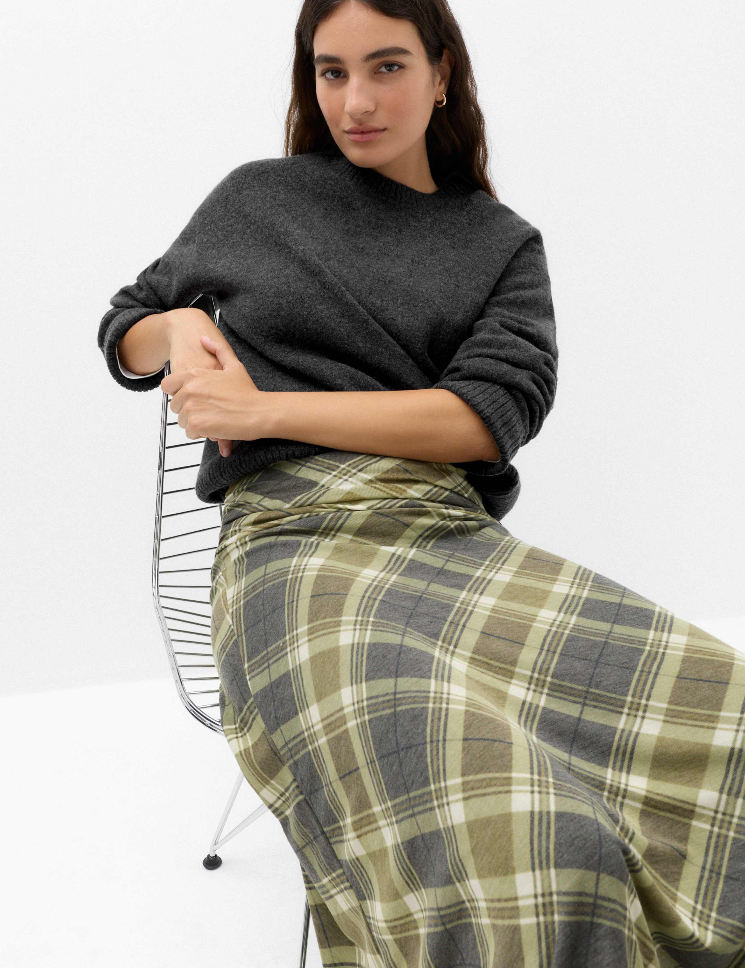 Crew Neck Jumper with Wool