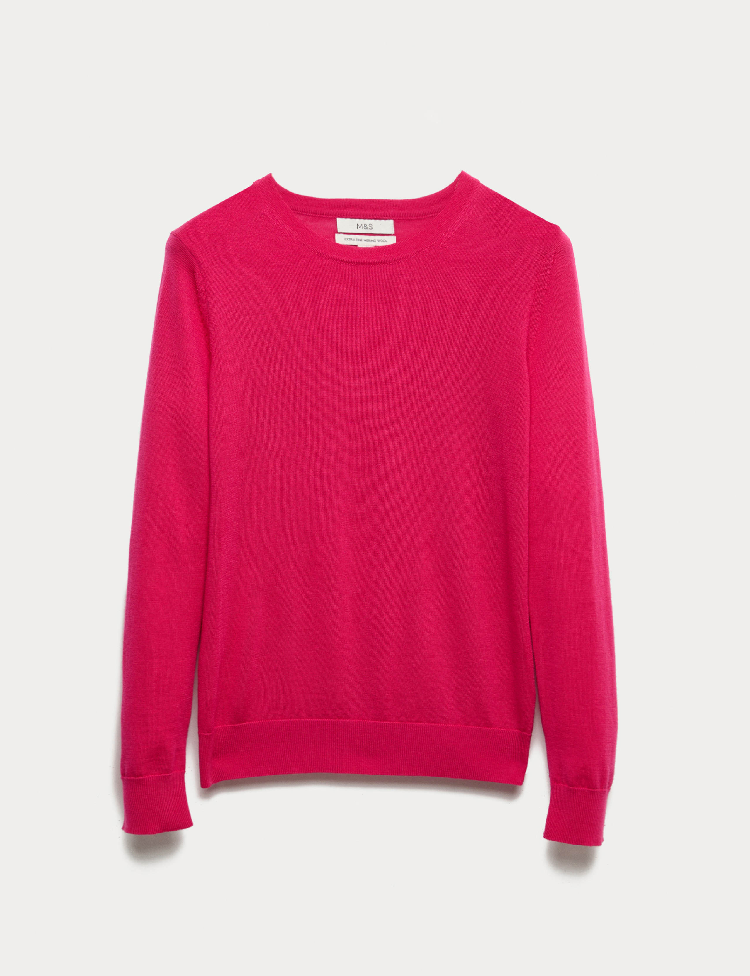 Pure Merino Wool Crew Neck Jumper