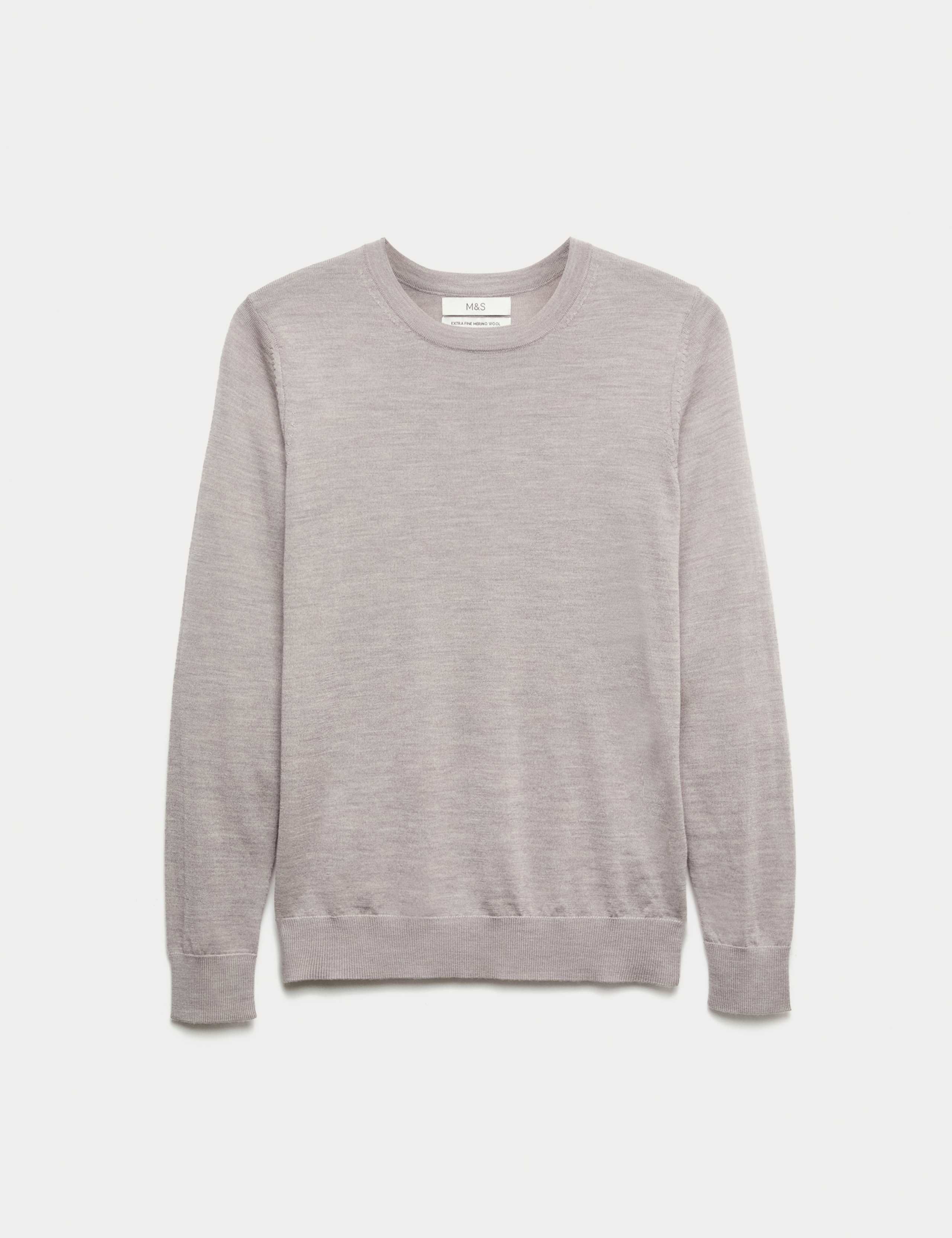 Pure Merino Wool Crew Neck Jumper