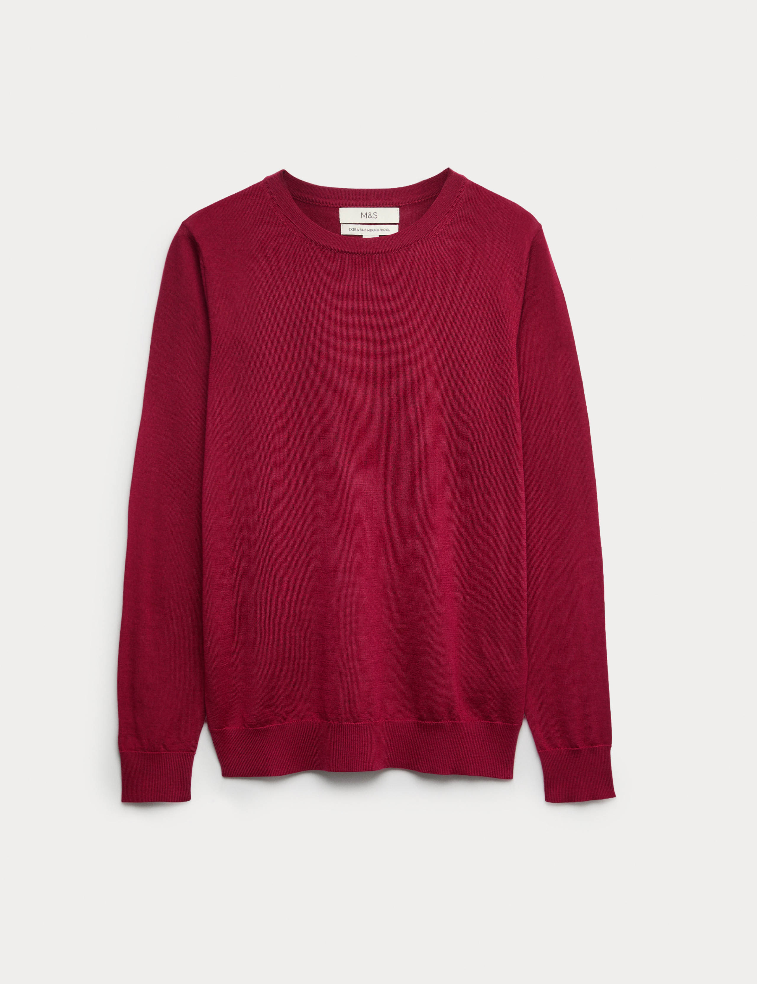 Pure Merino Wool Crew Neck Jumper