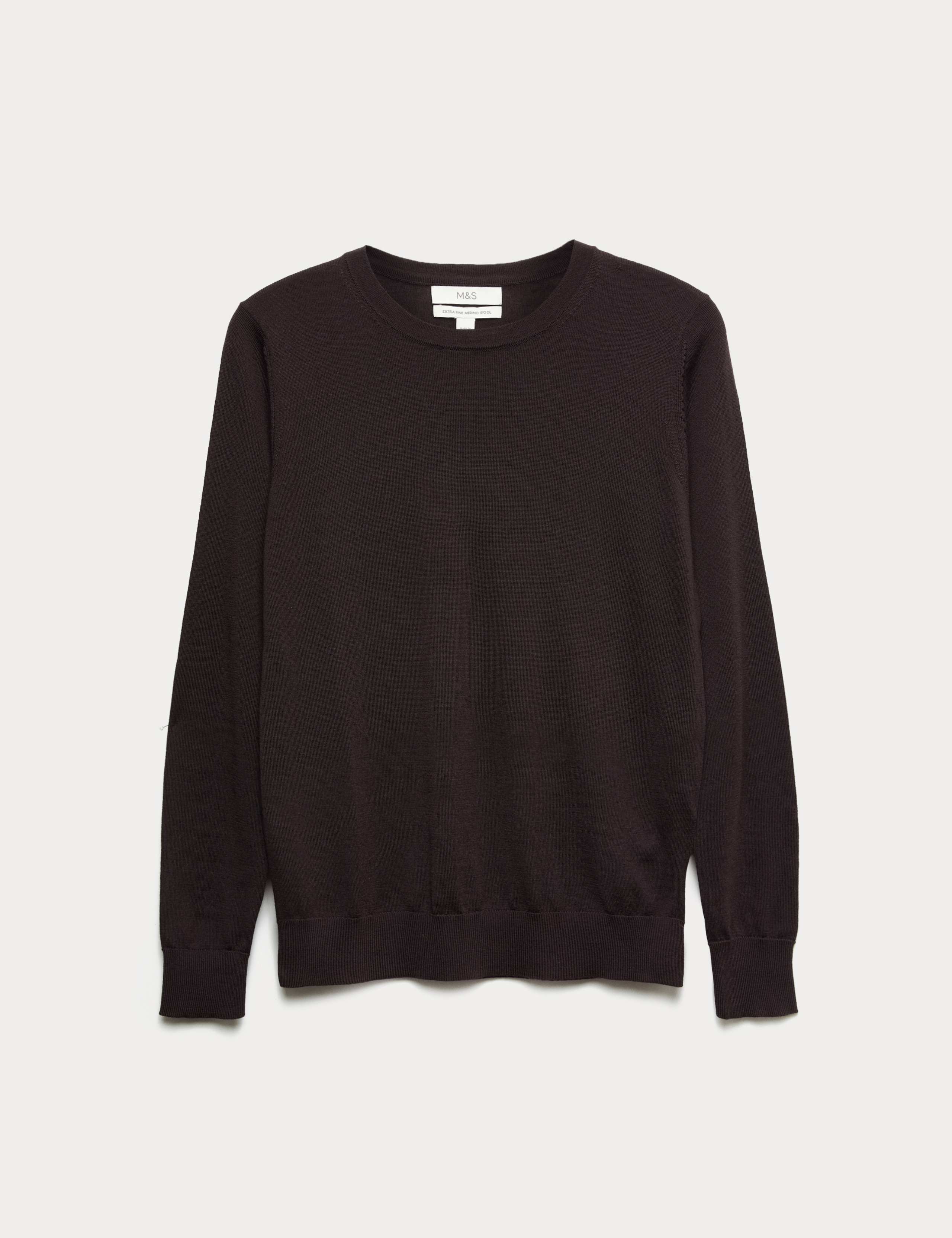 Pure Merino Wool Crew Neck Jumper