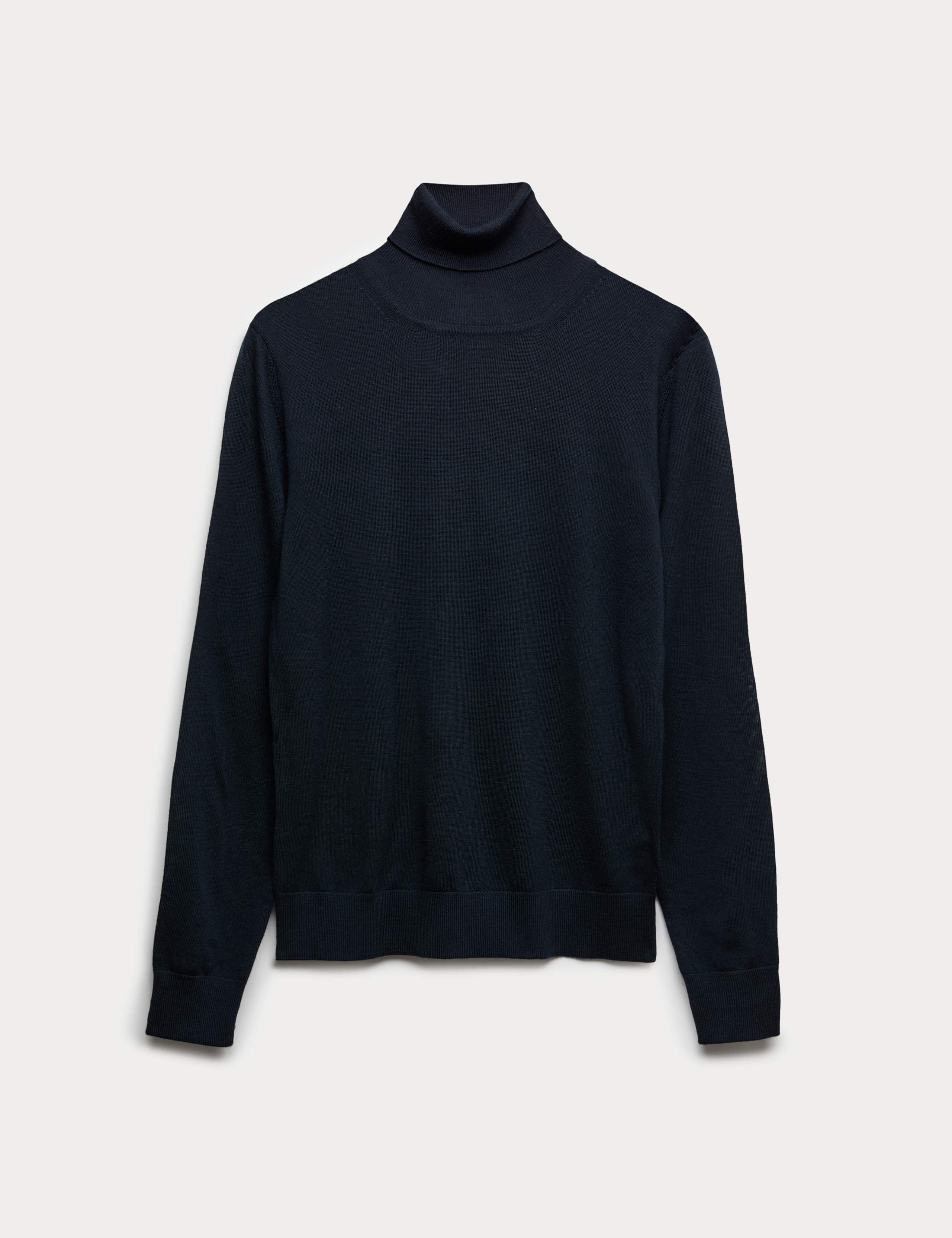 Pure Merino Wool Roll Neck Jumper