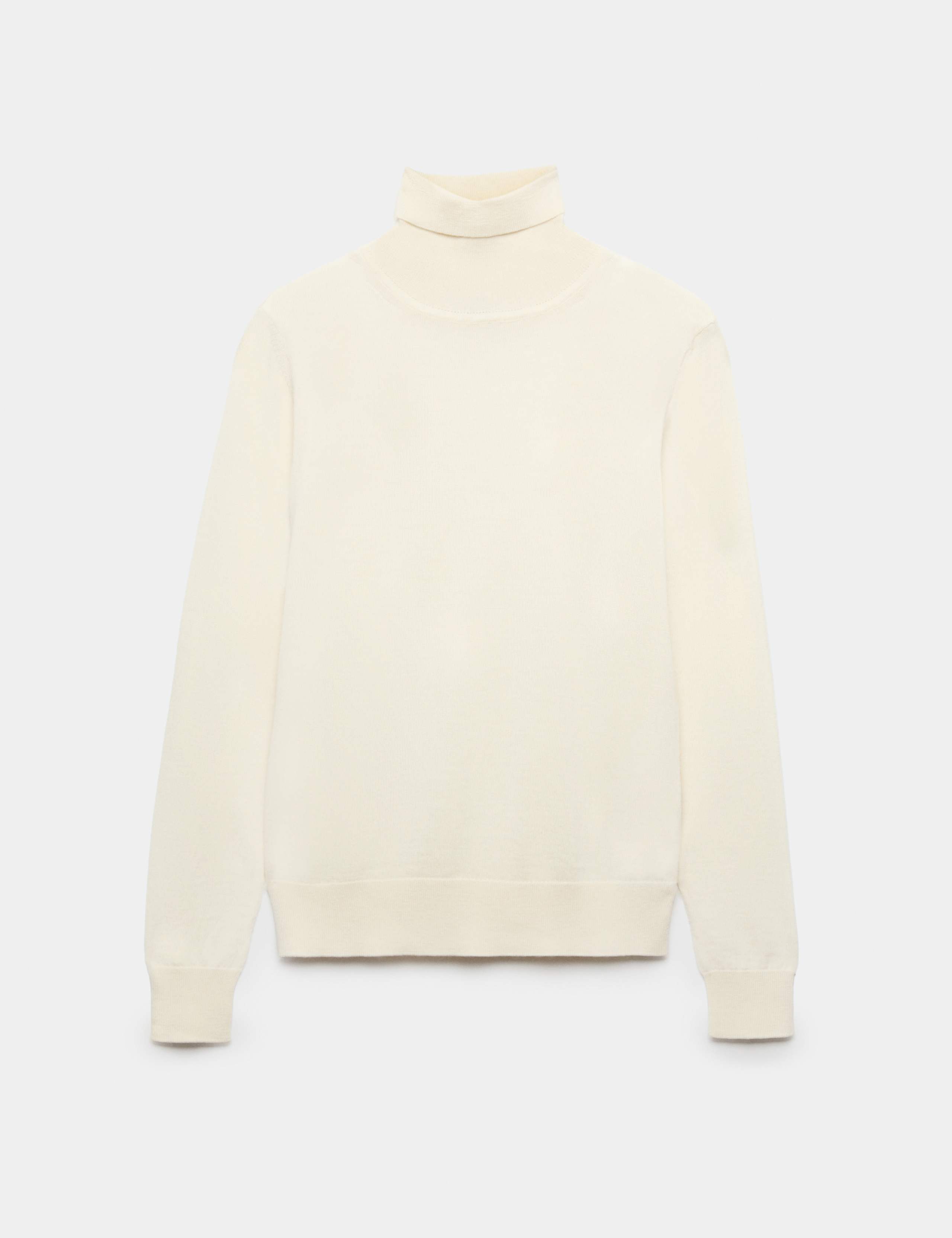 Pure Merino Wool Roll Neck Jumper