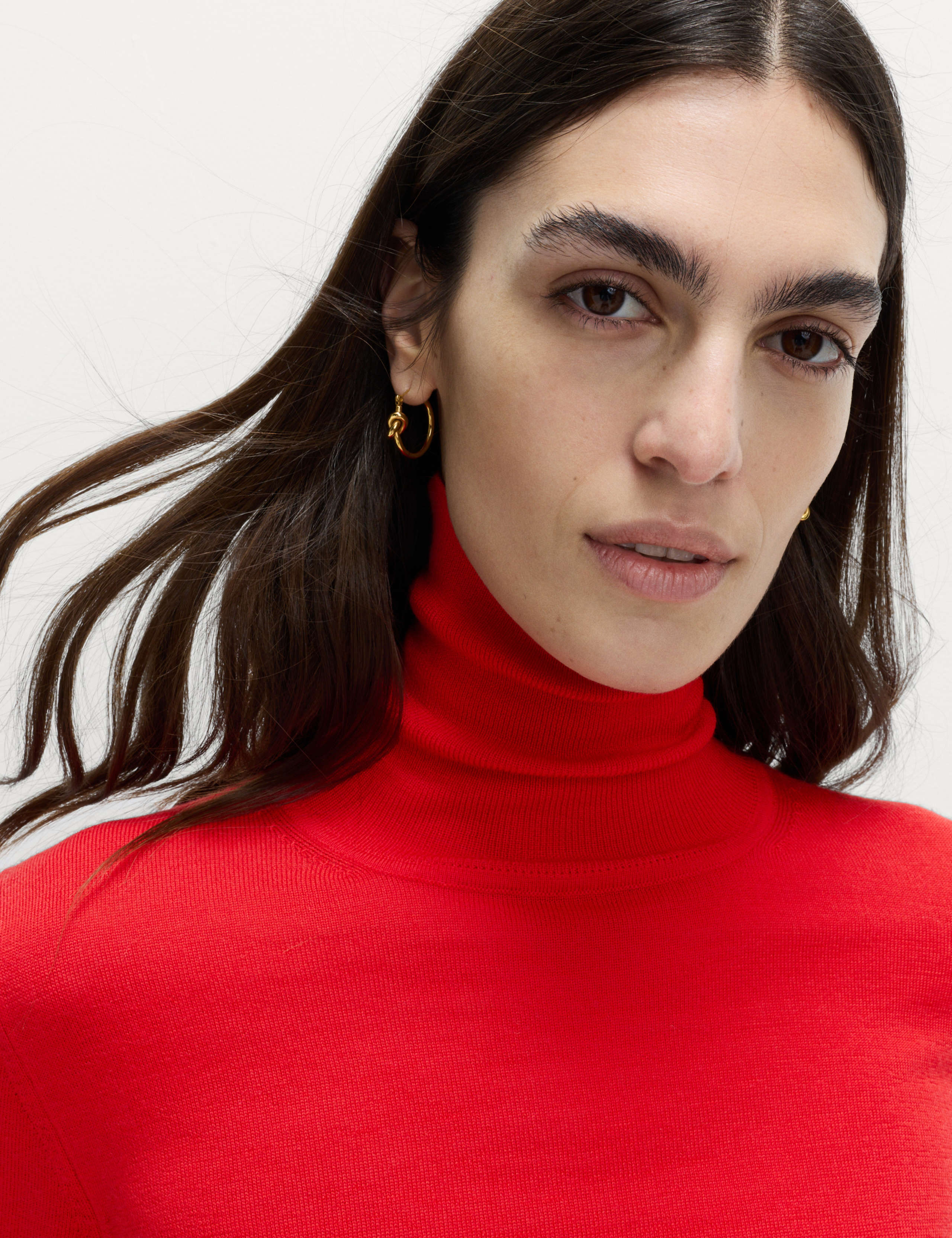 Pure Merino Wool Roll Neck Jumper