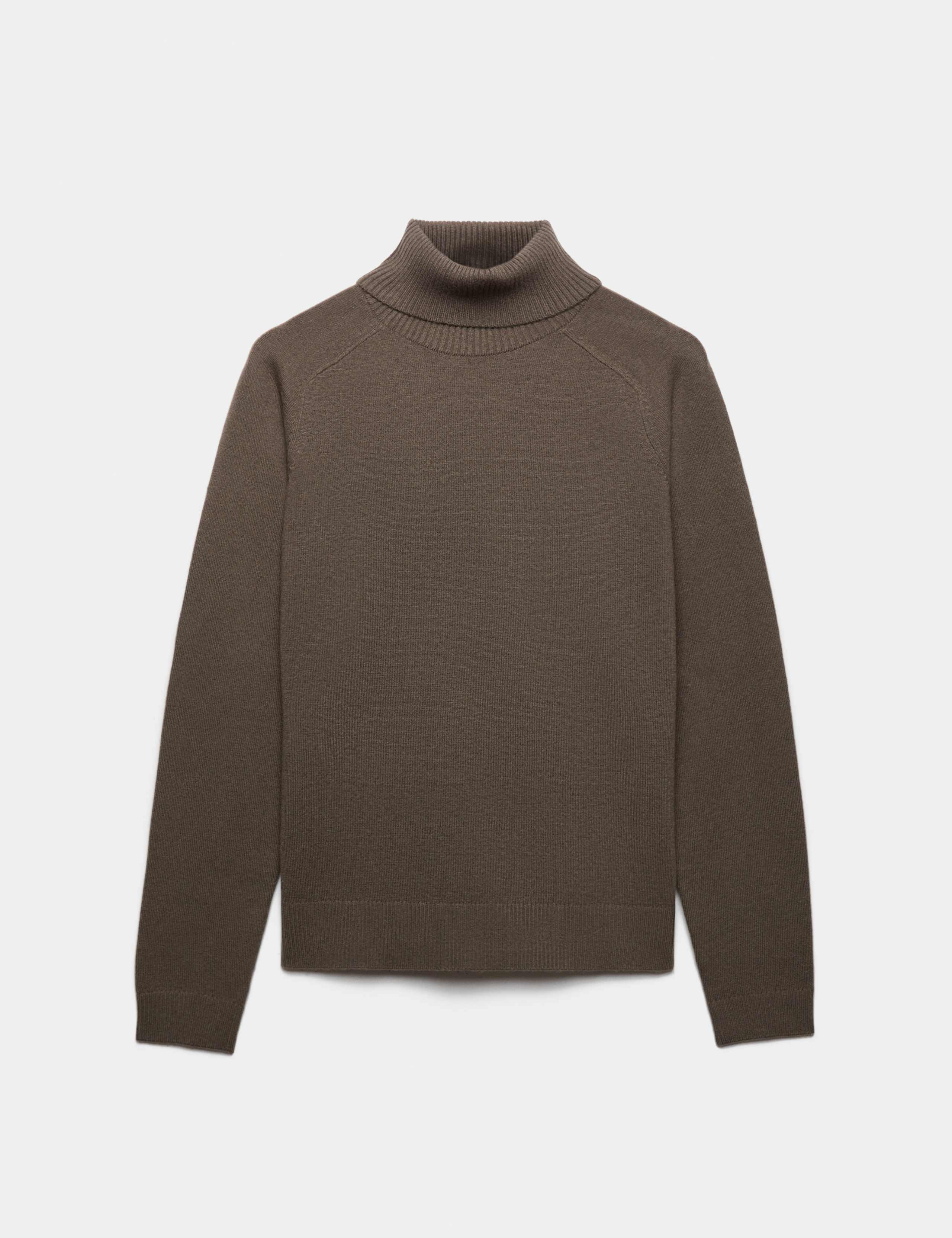 Air-Yarn Roll Neck Jumper