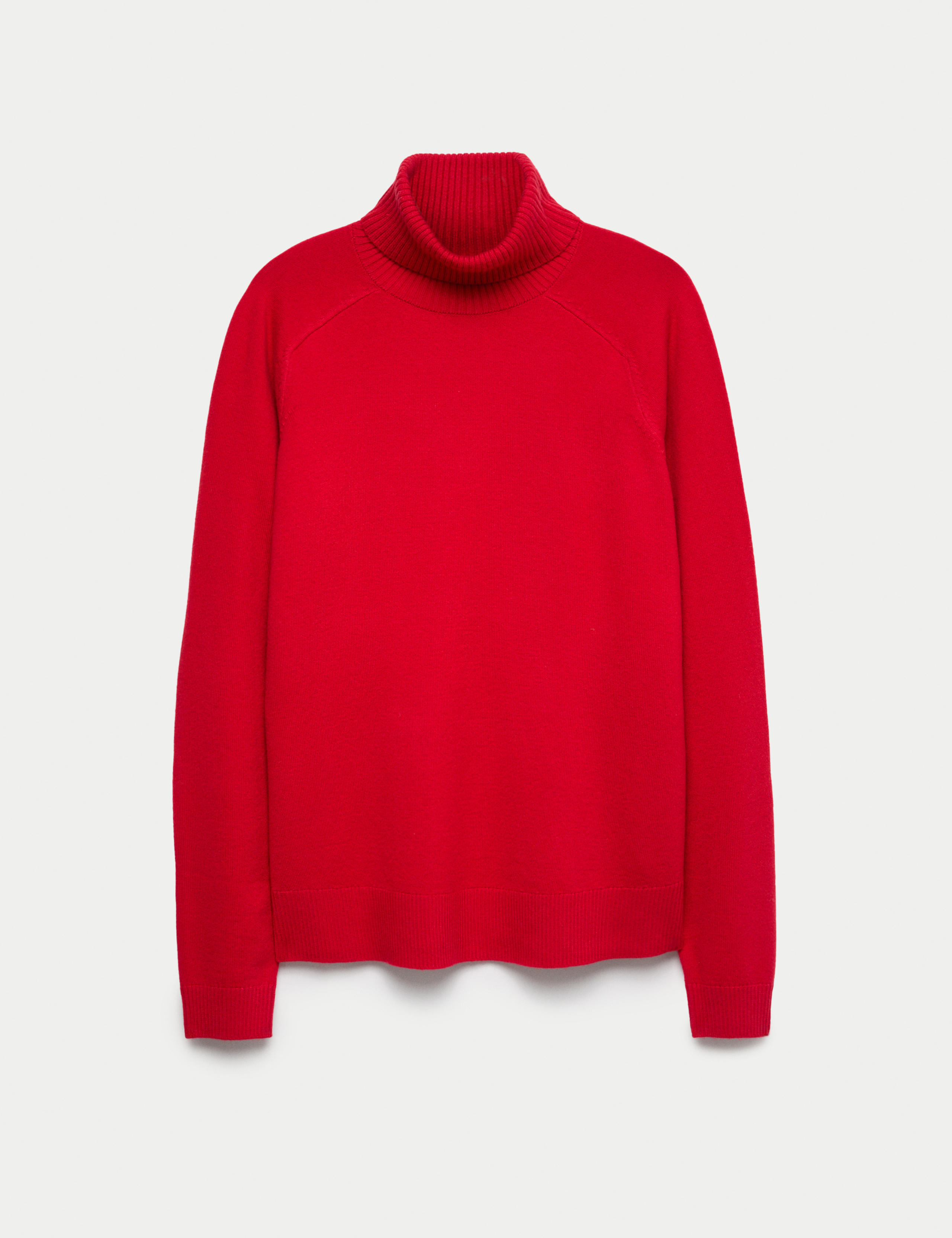 Air-Yarn Roll Neck Jumper