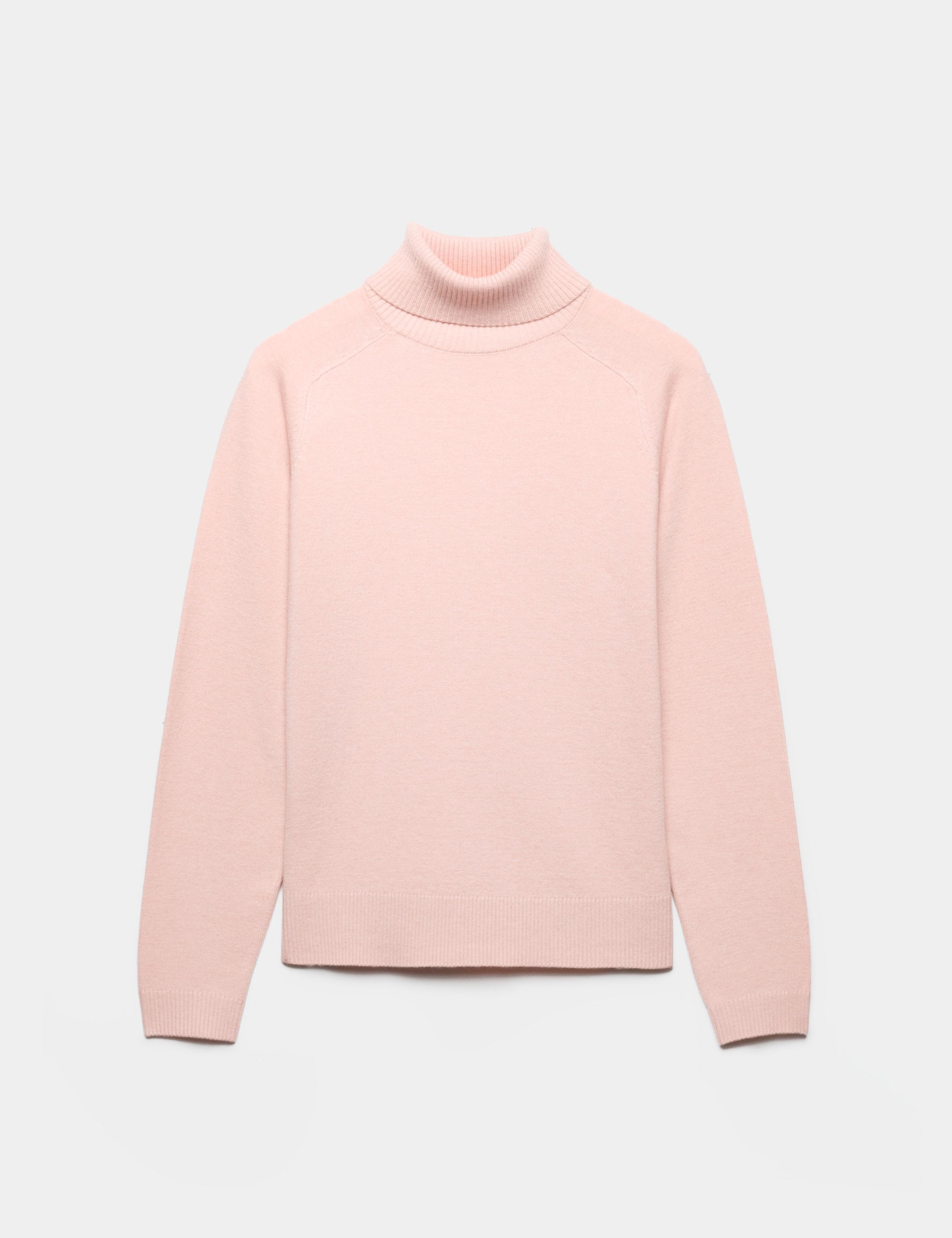 Air-Yarn Roll Neck Jumper