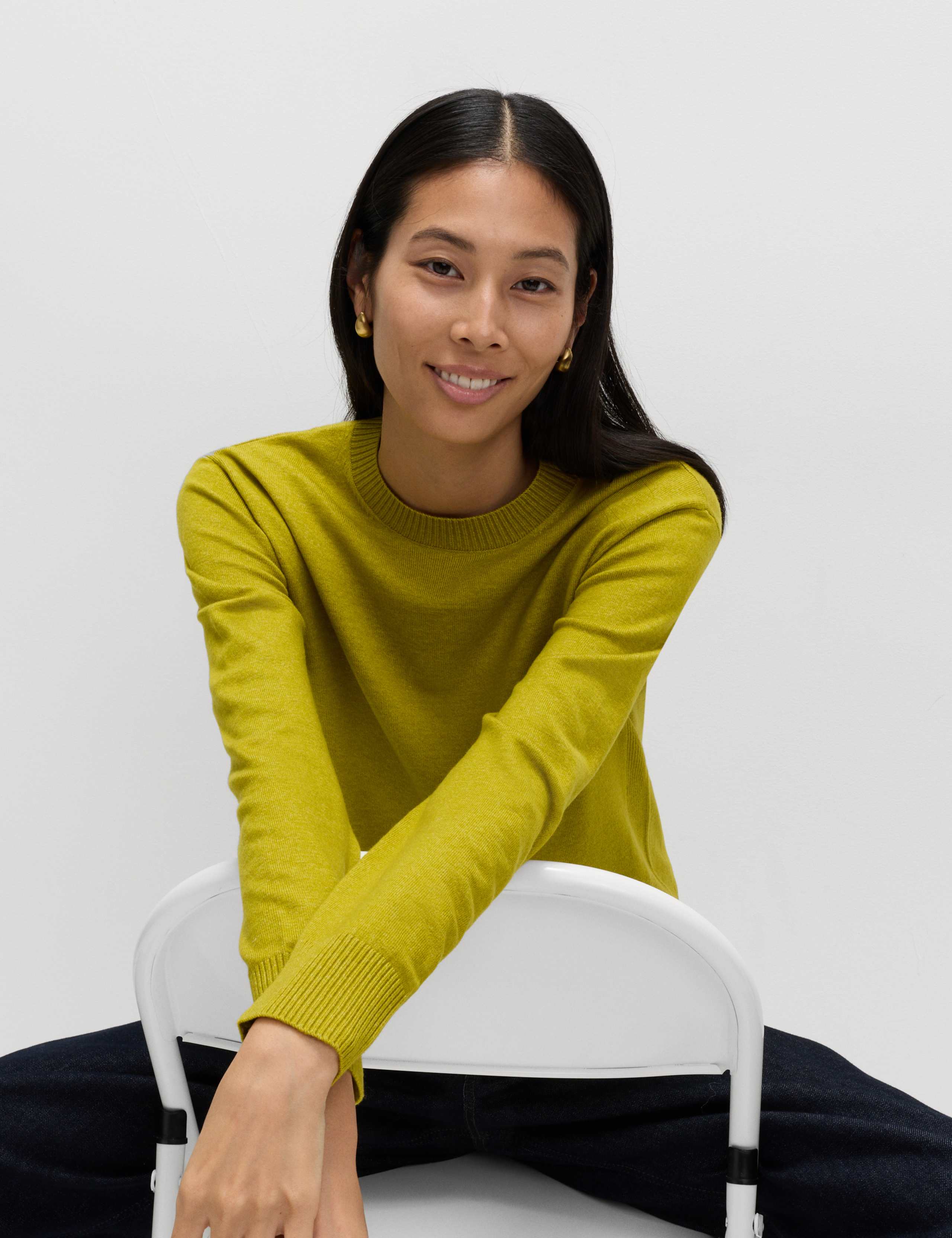 Air-Yarn Crew Neck Jumper