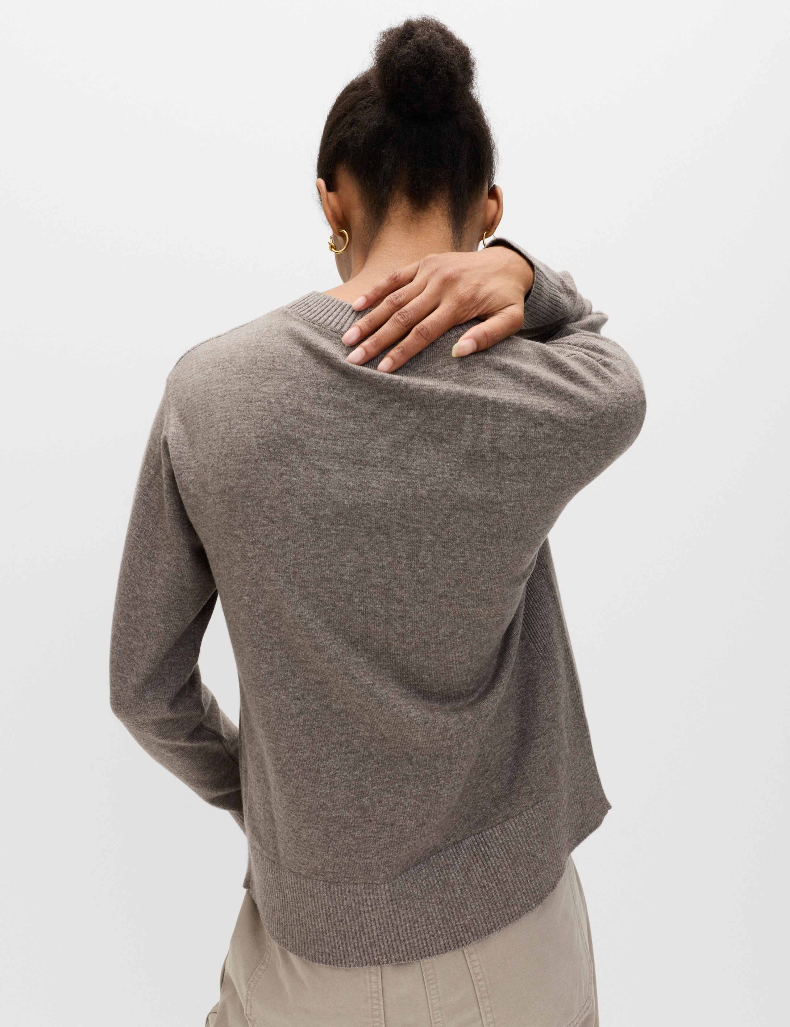 Air-Yarn Crew Neck Jumper