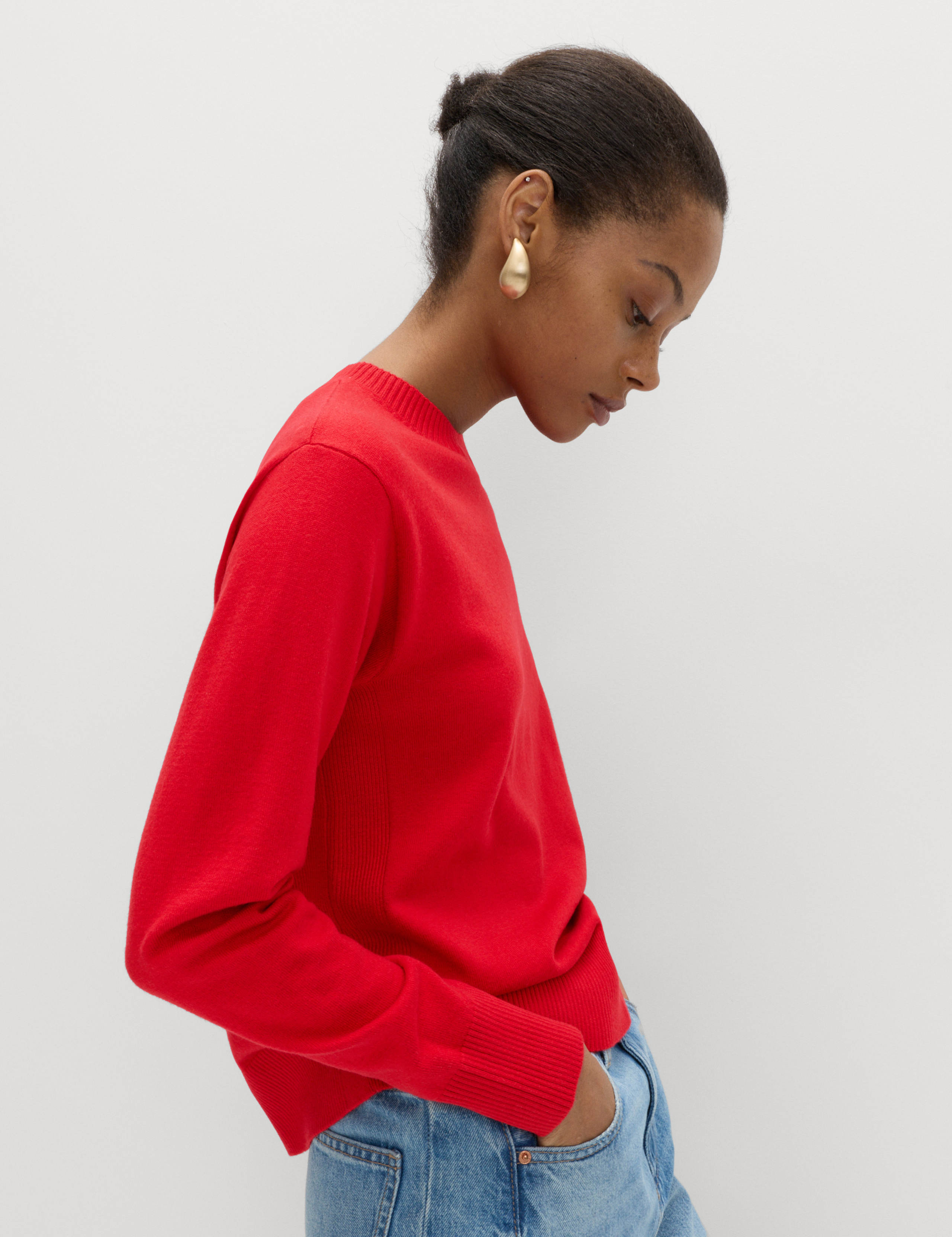 Air-Yarn Crew Neck Jumper