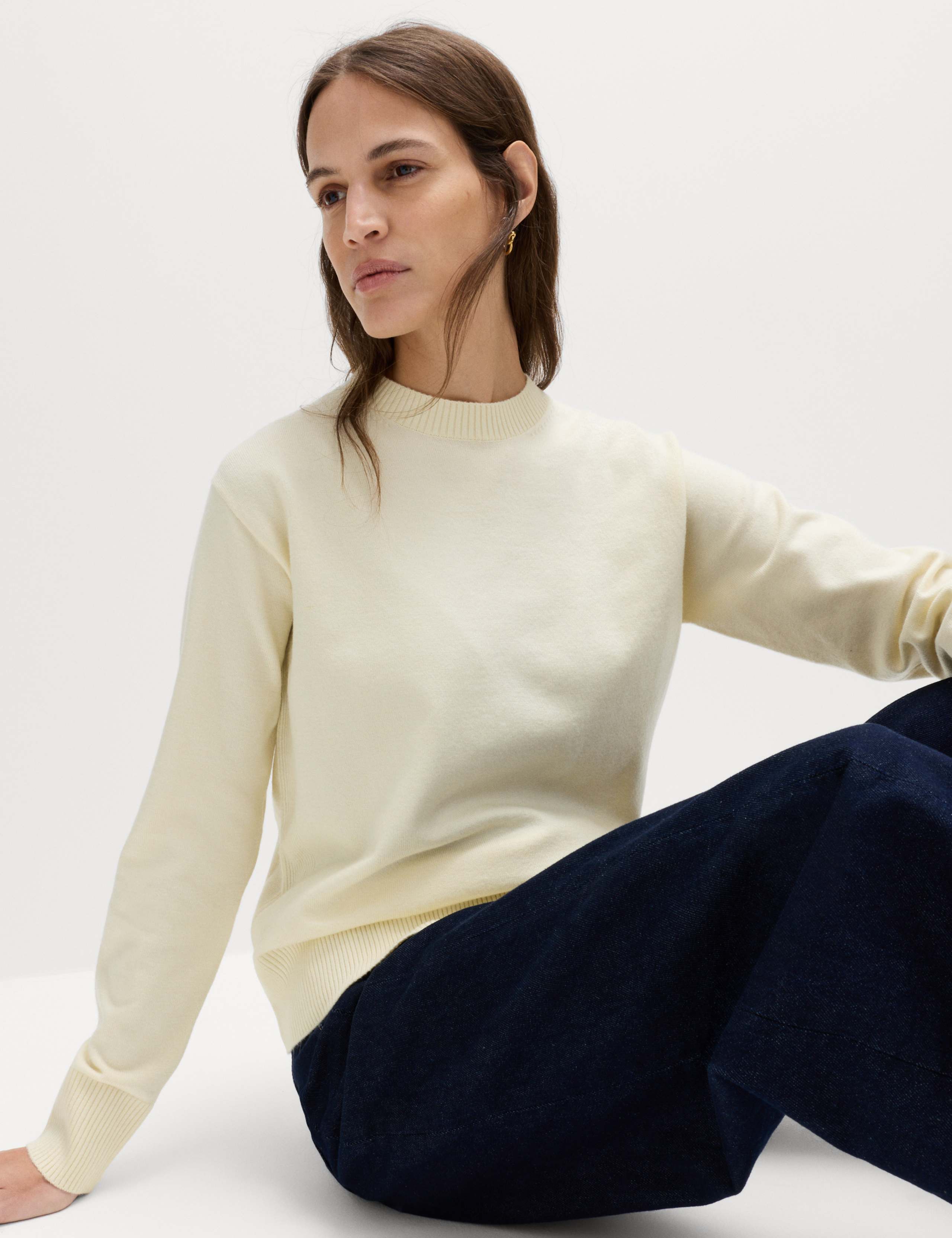 Air-Yarn Crew Neck Jumper