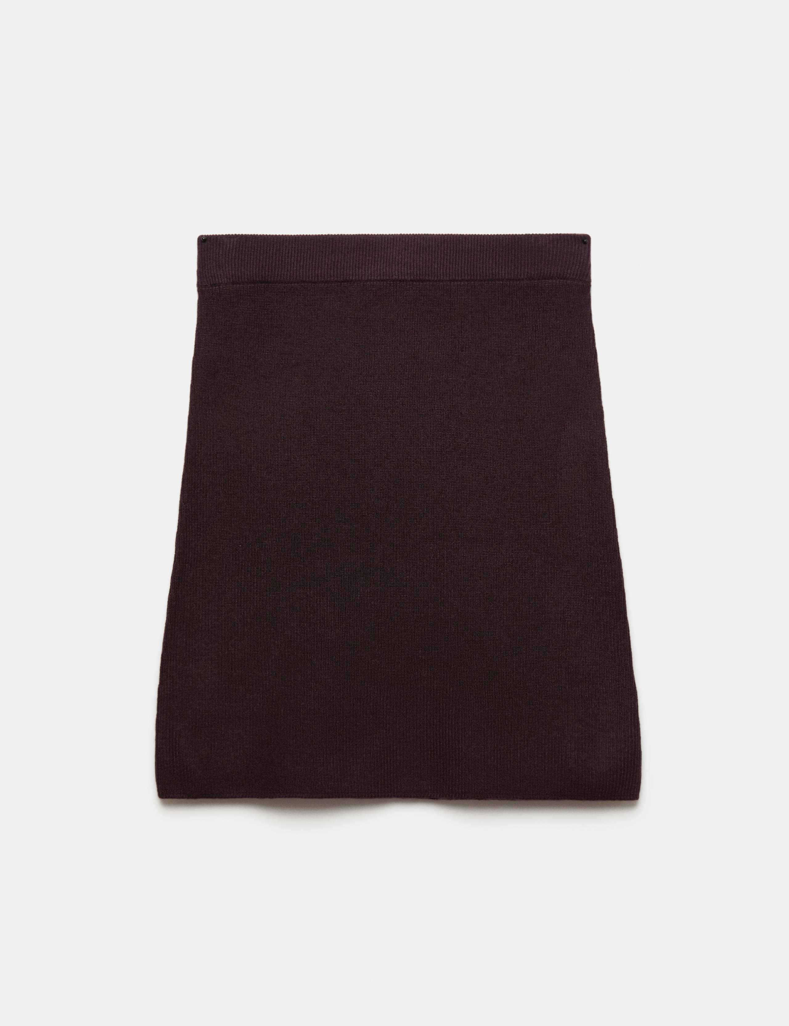 Air Yarn Knitted Mini Skirt