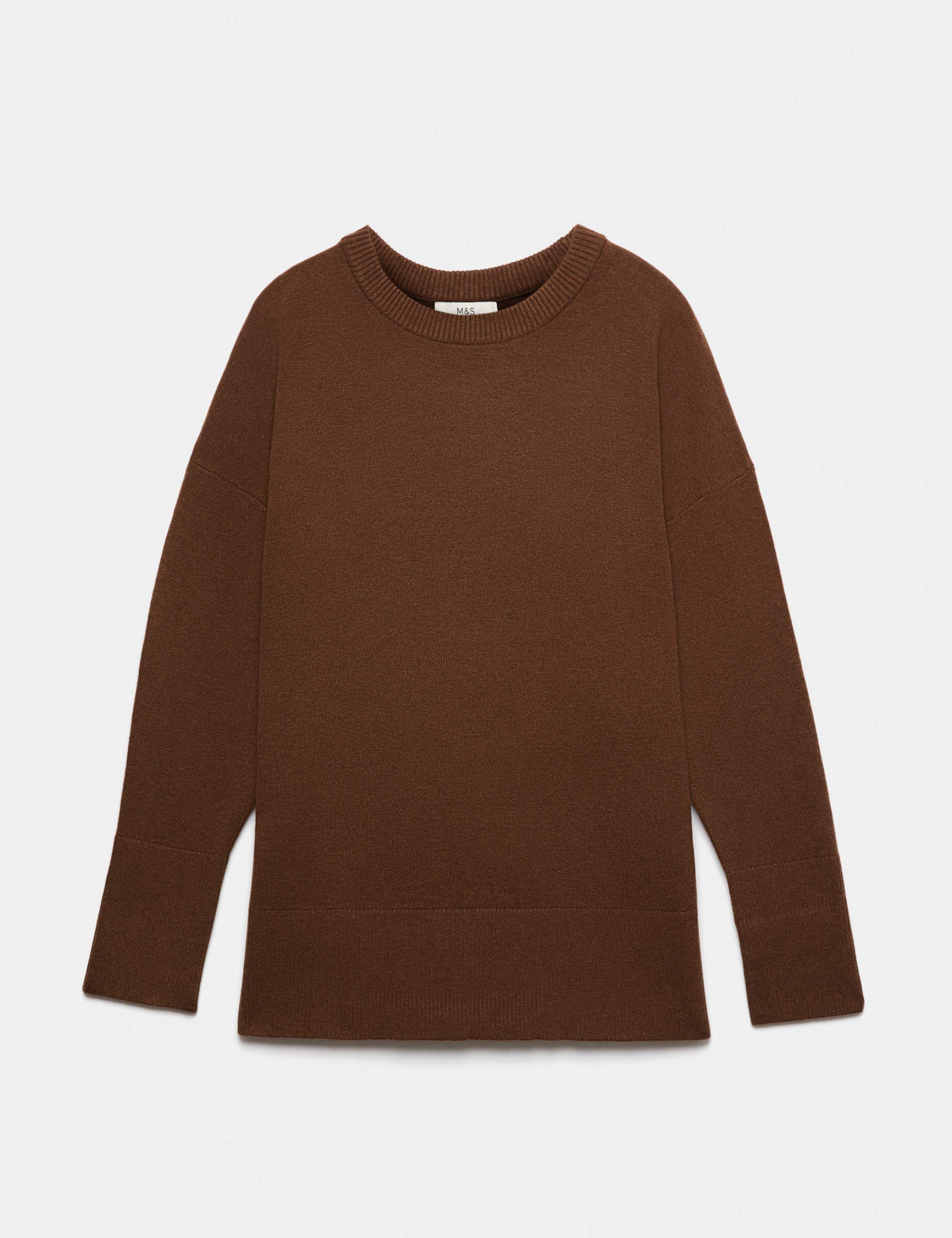 Air-Yarn Oversized Longline Jumper