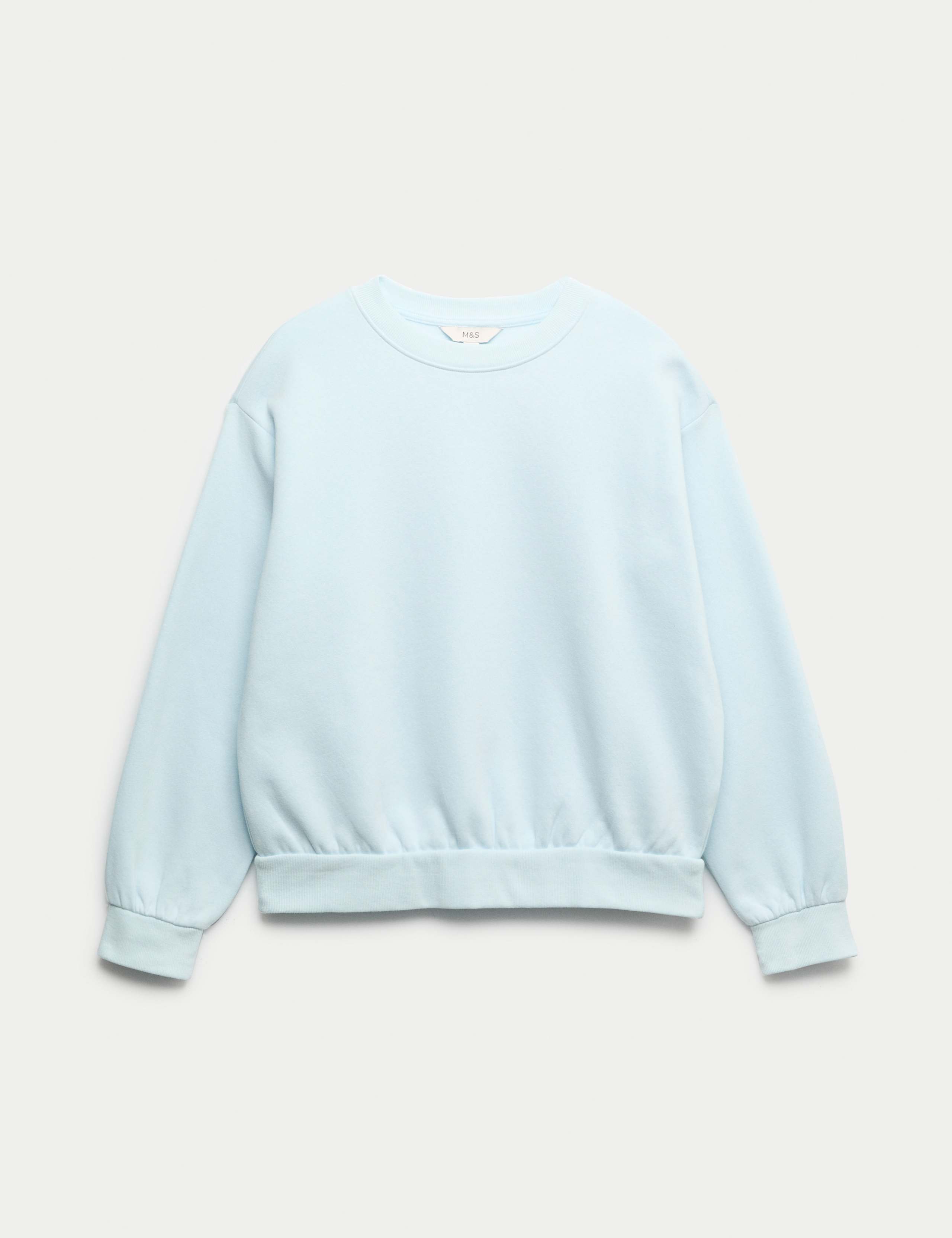 Cotton Rich Crew Neck Sweatshirt