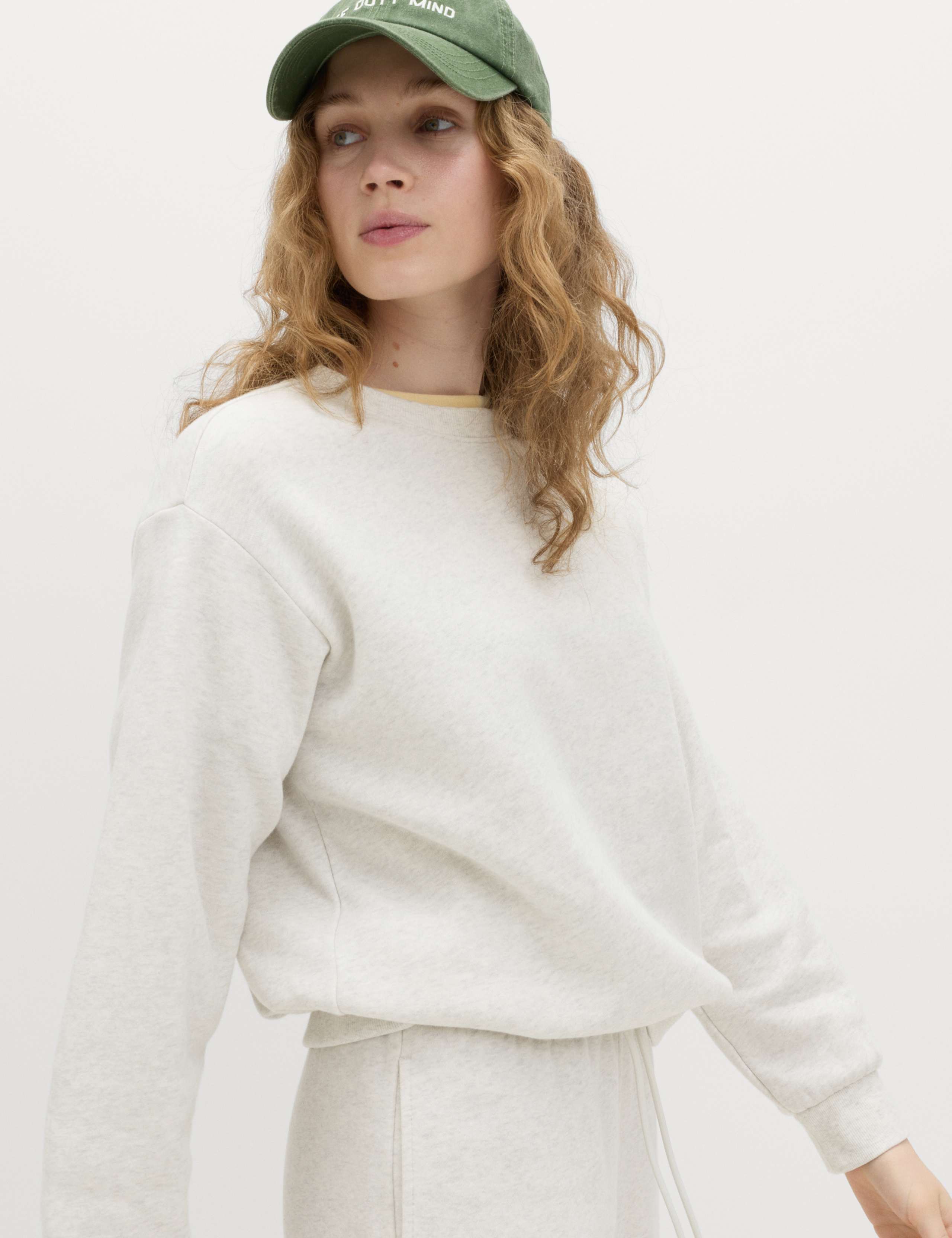 Cotton Rich Crew Neck Sweatshirt