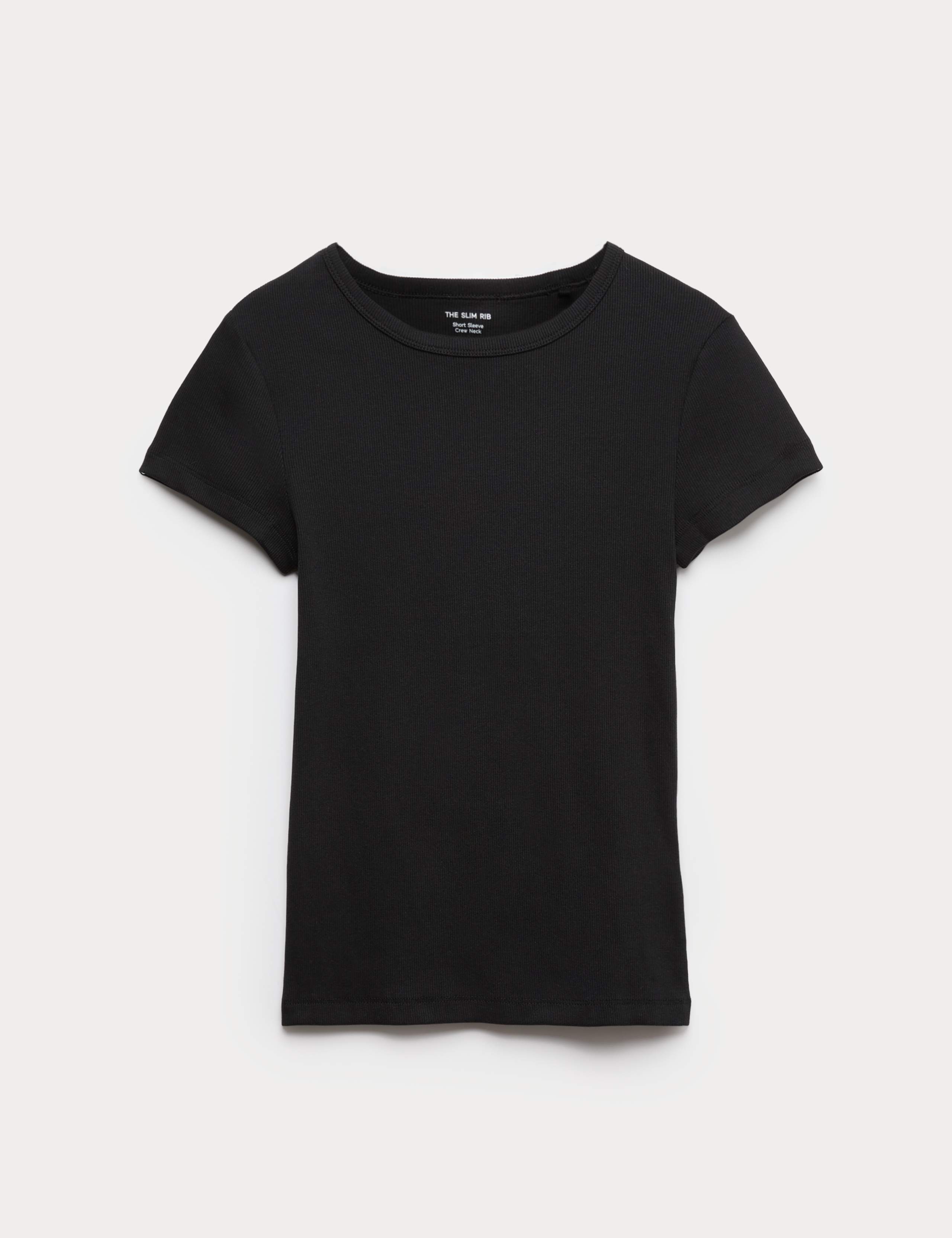 Cotton Rich Ribbed Slim Fit T-Shirt