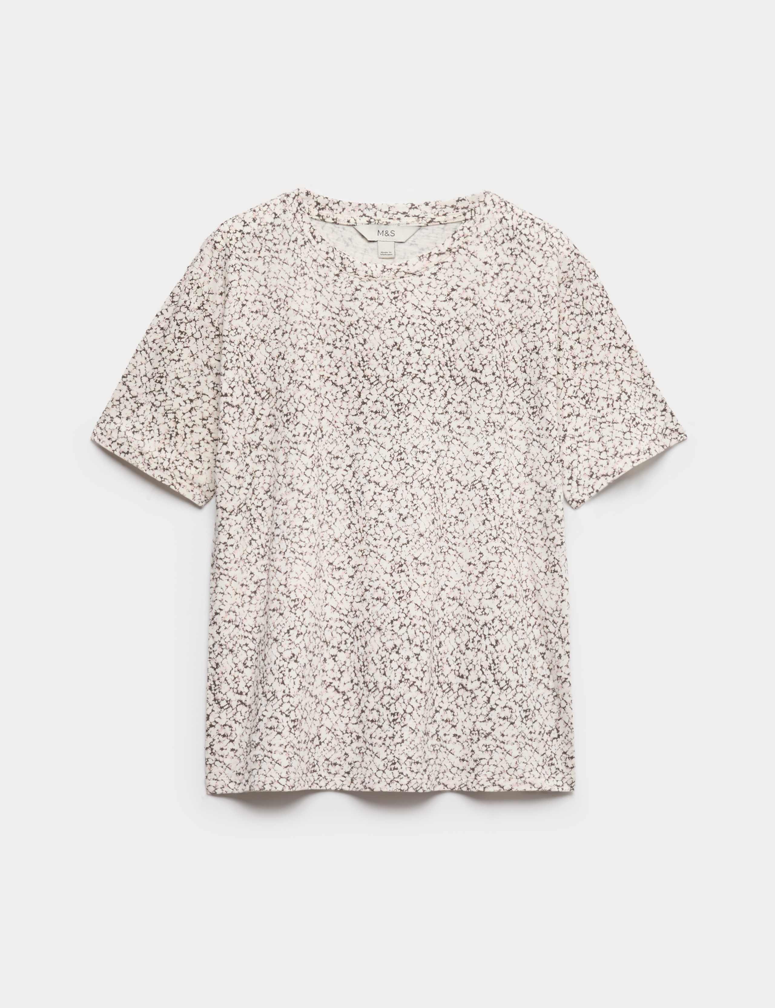 Cotton Modal Blend Printed T-Shirt