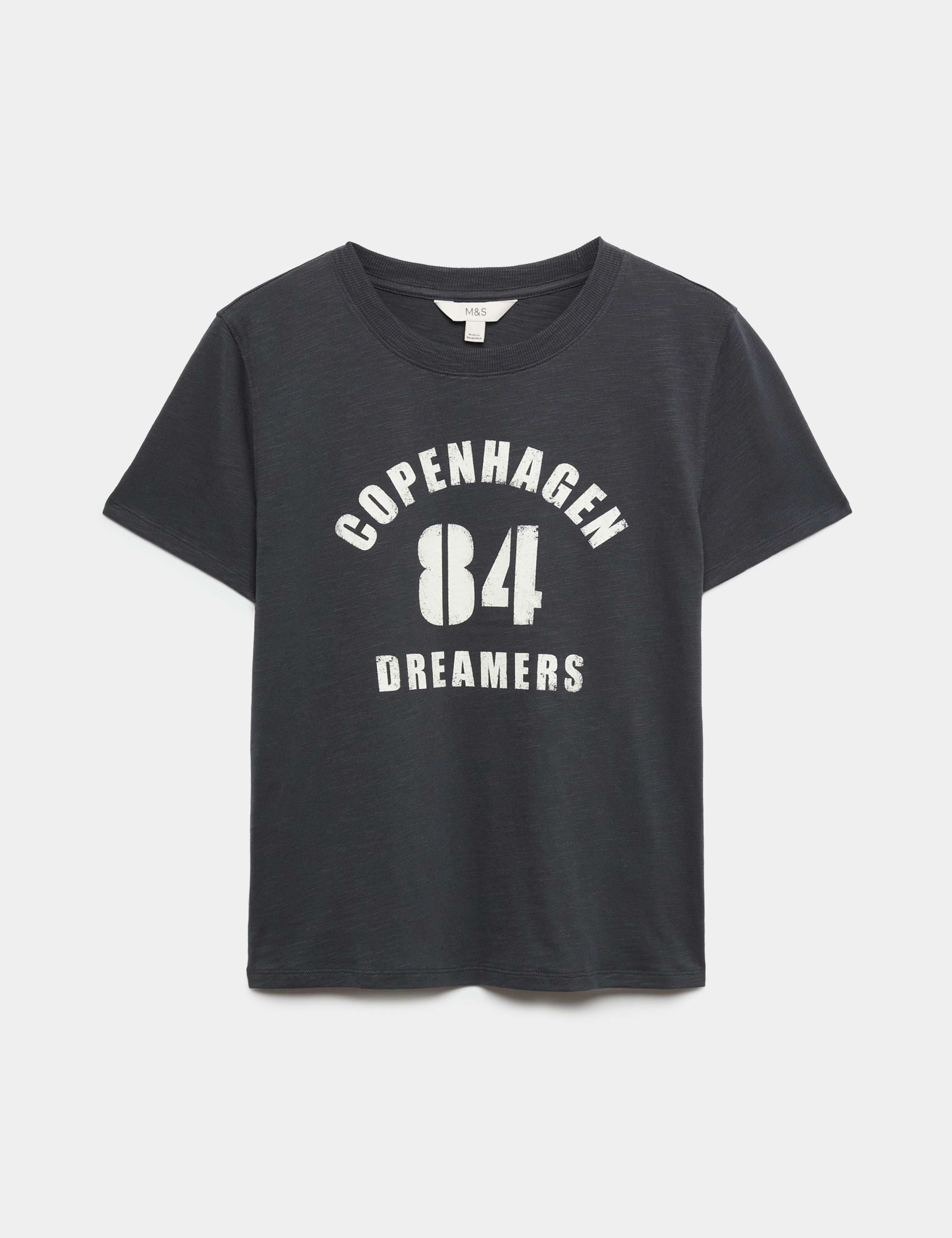 Pure Cotton Graphic Slim Fit T-Shirt
