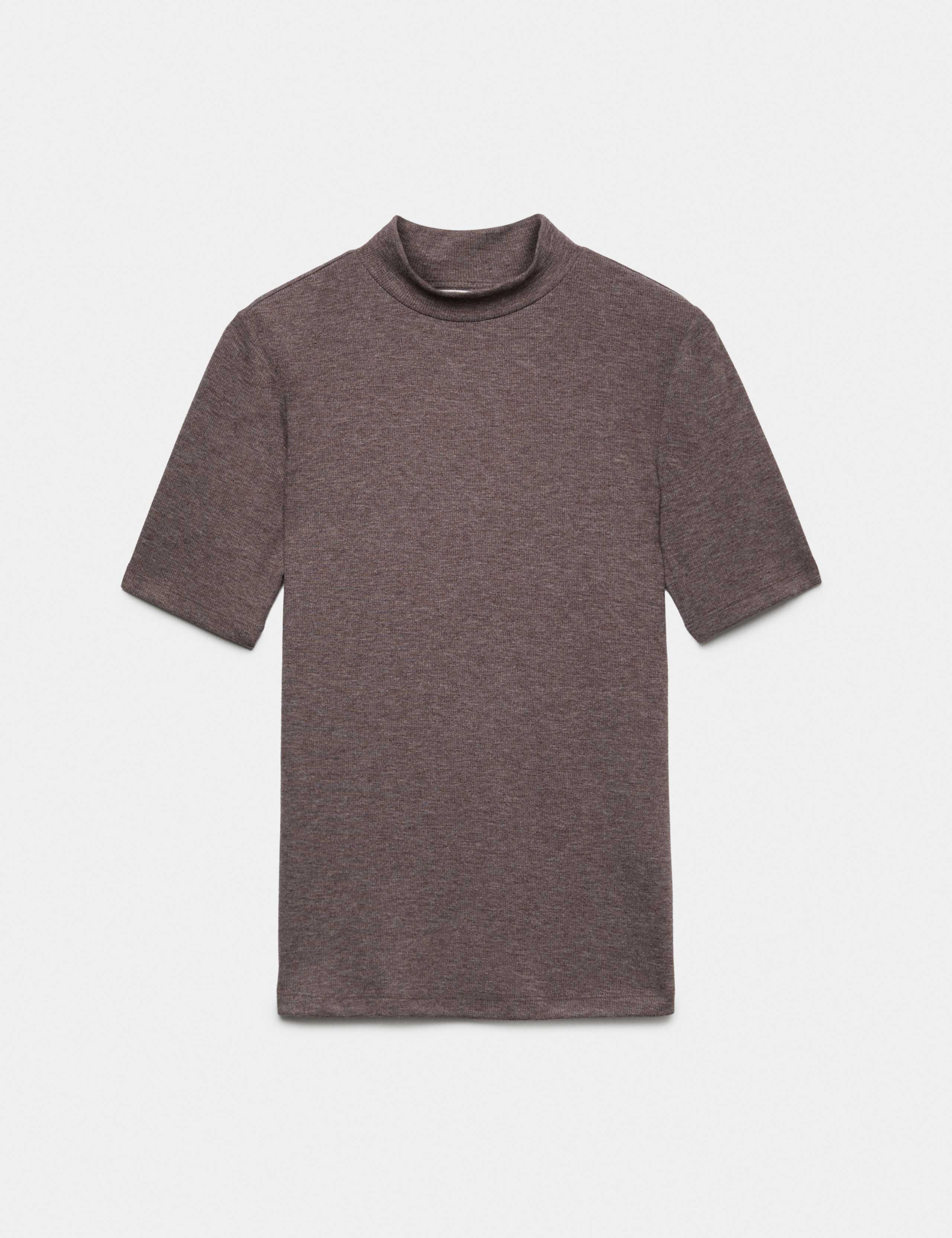 Cosy High Neck Half Sleeve T-Shirt