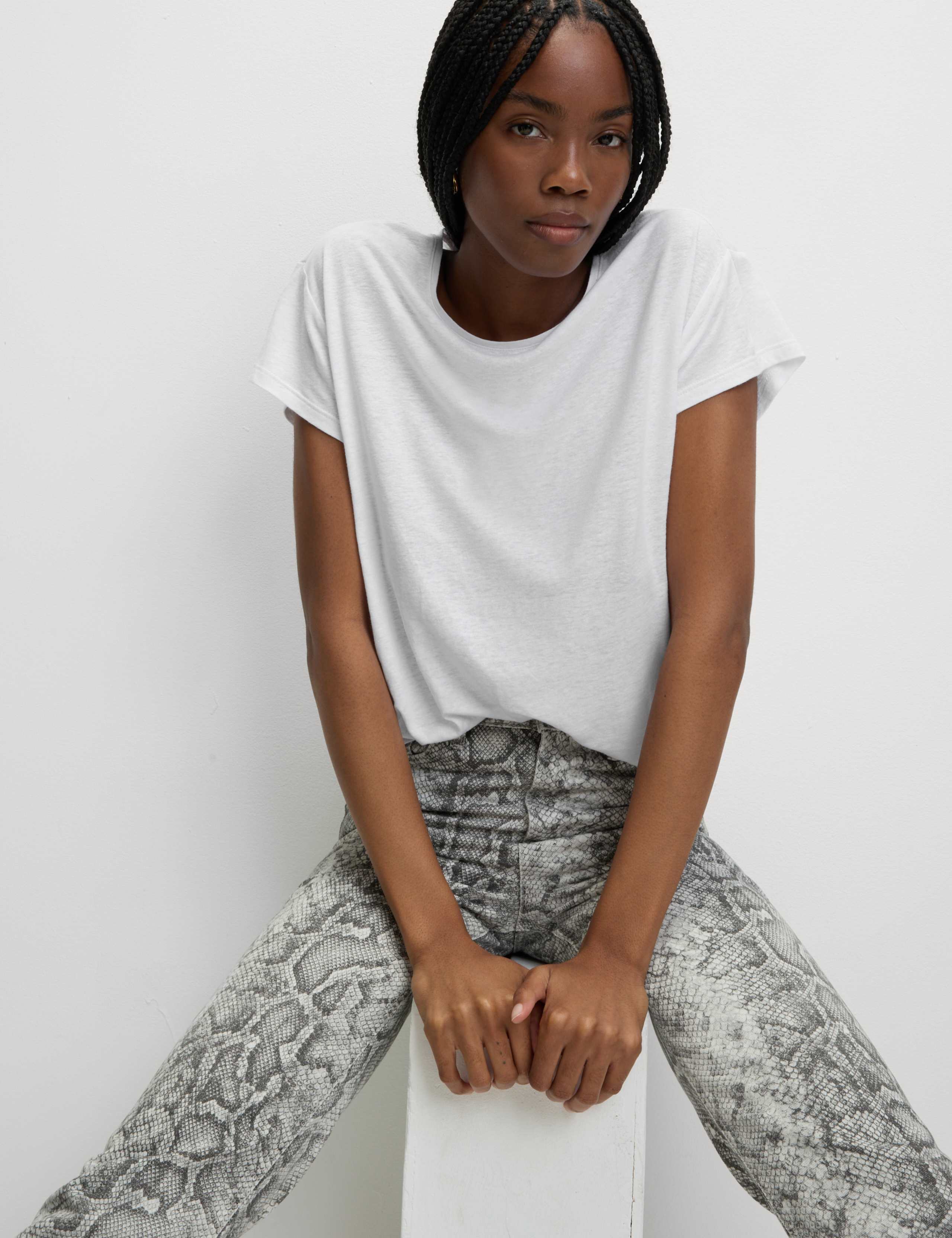Linen Blend T-Shirt