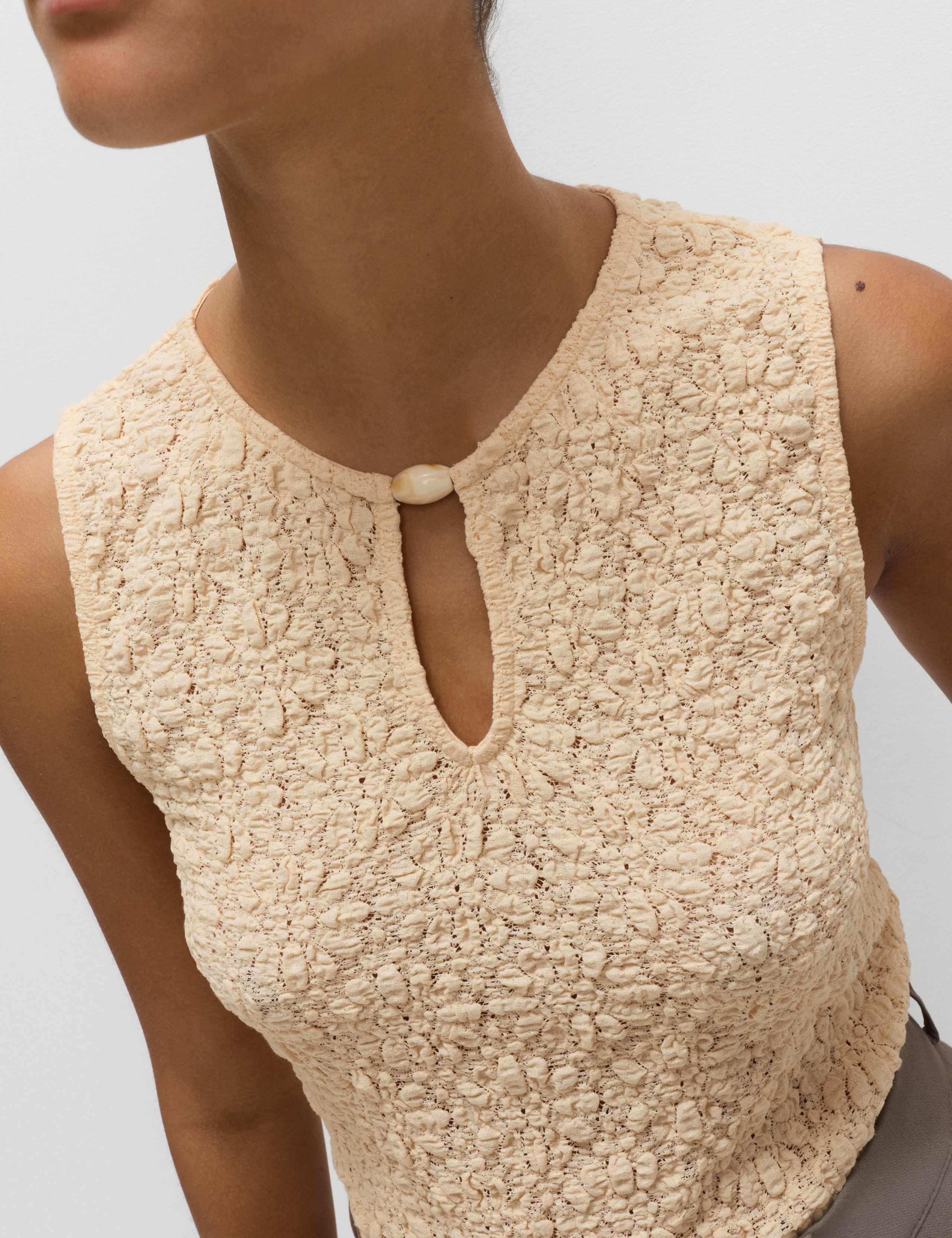 Cotton Rich Textured Vest