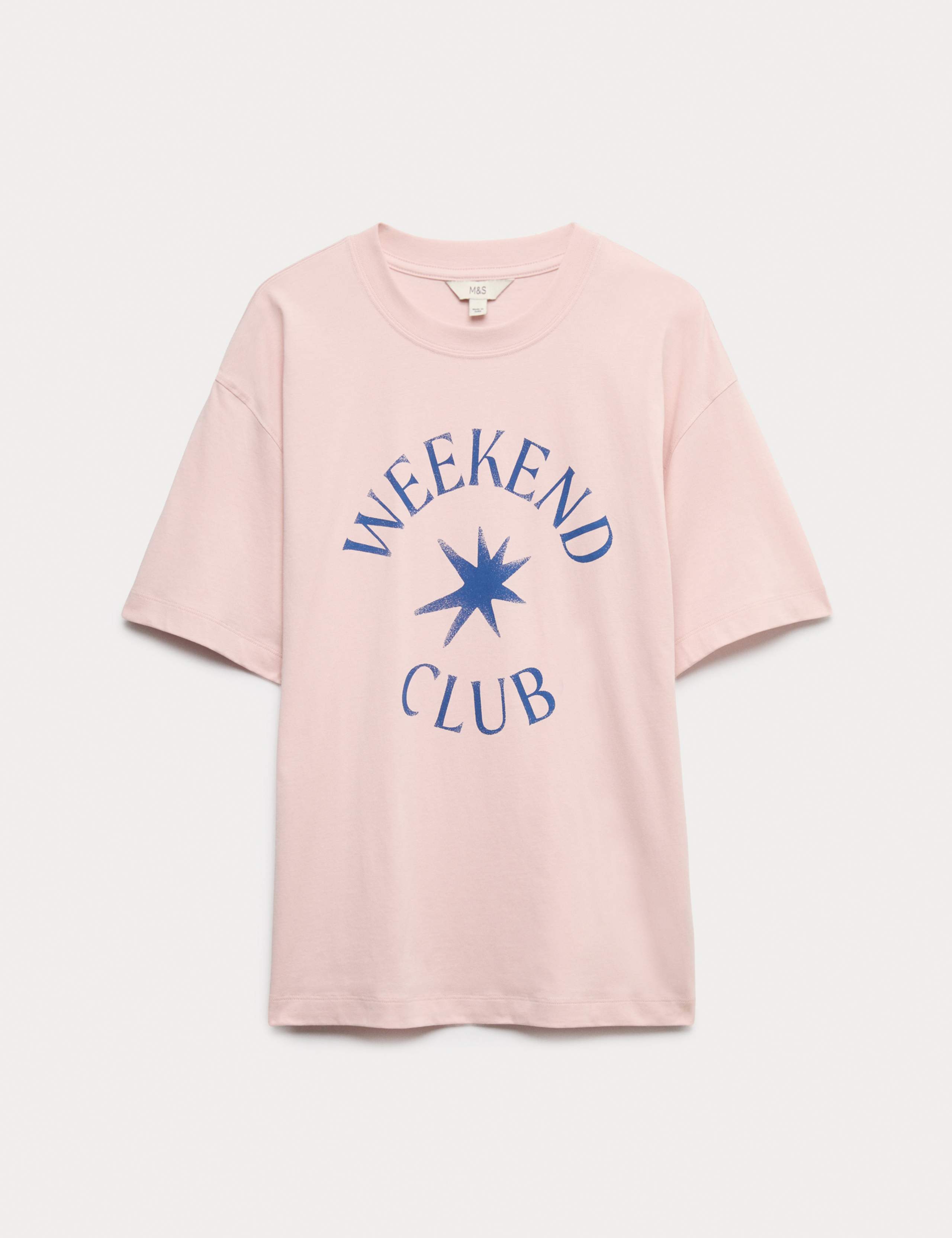 Cotton Rich Graphic Oversized T-Shirt