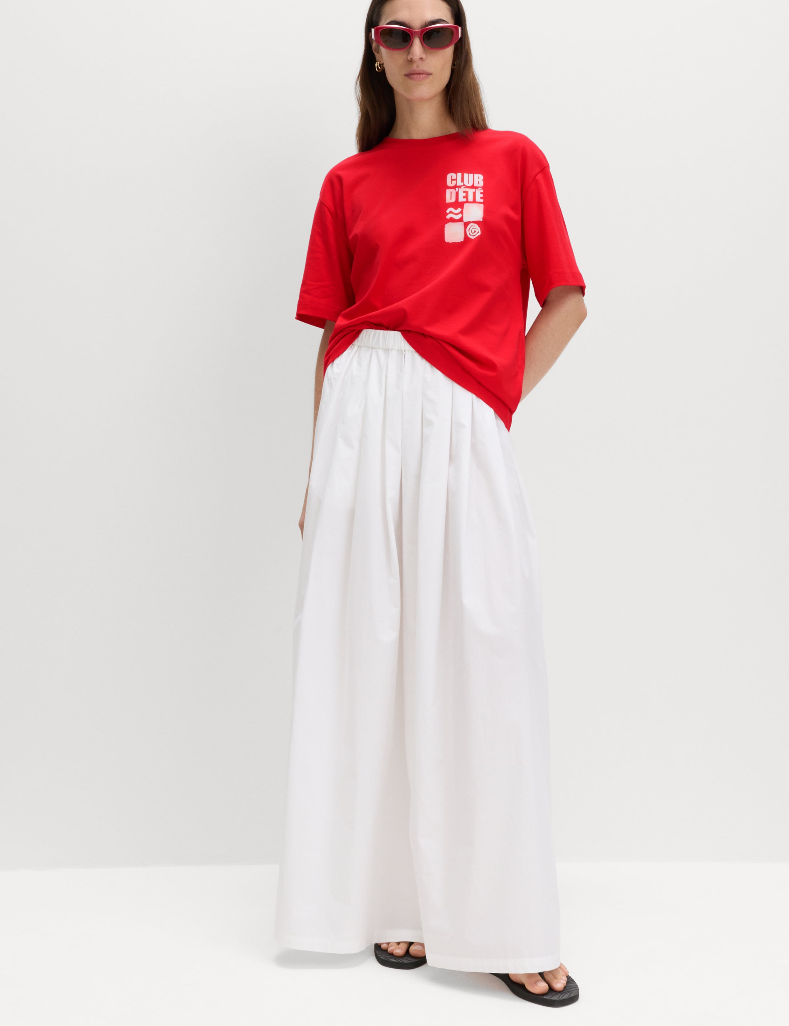 Cotton Rich Graphic Oversized T-Shirt