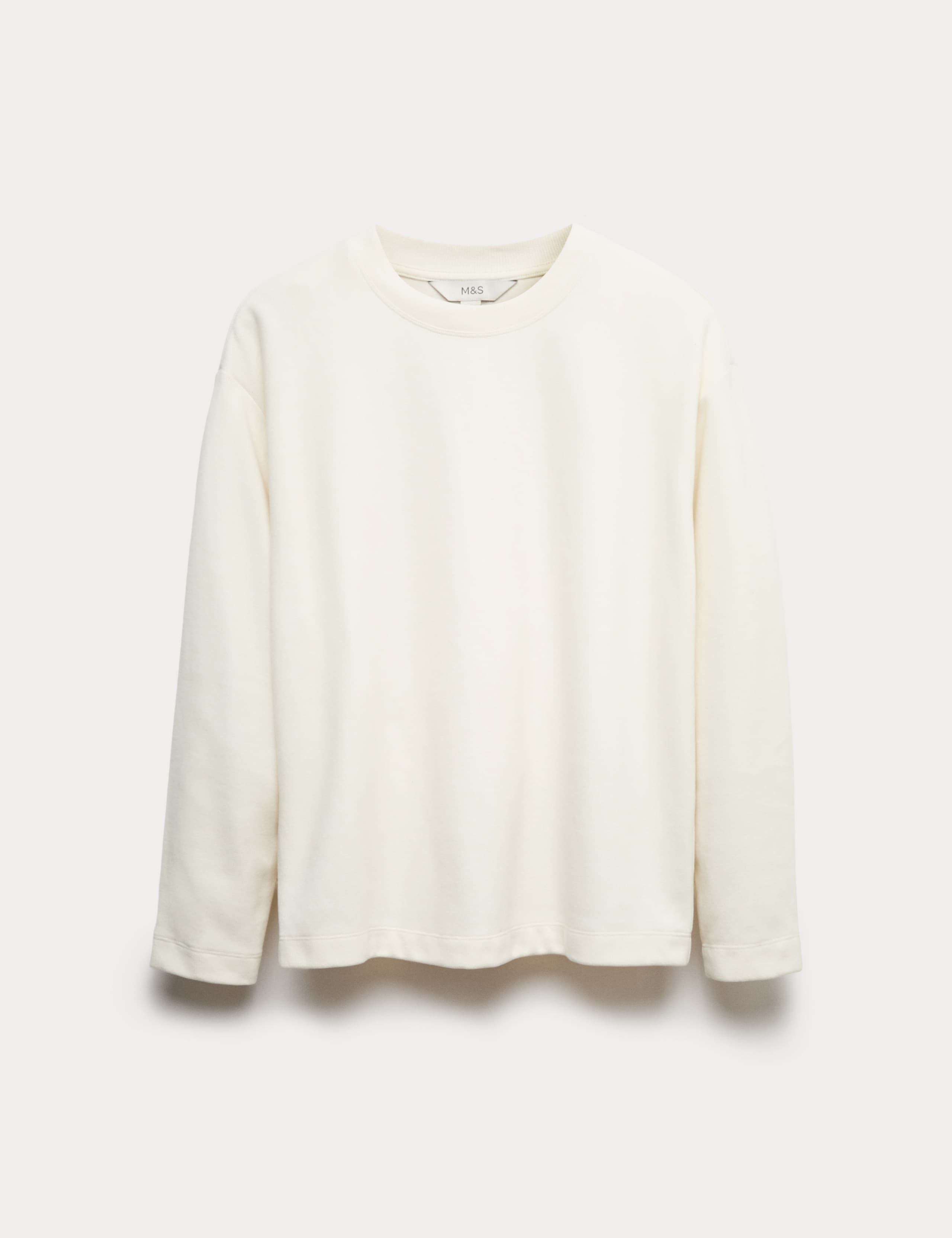 Cotton Rich Long Sleeve Sweatshirt