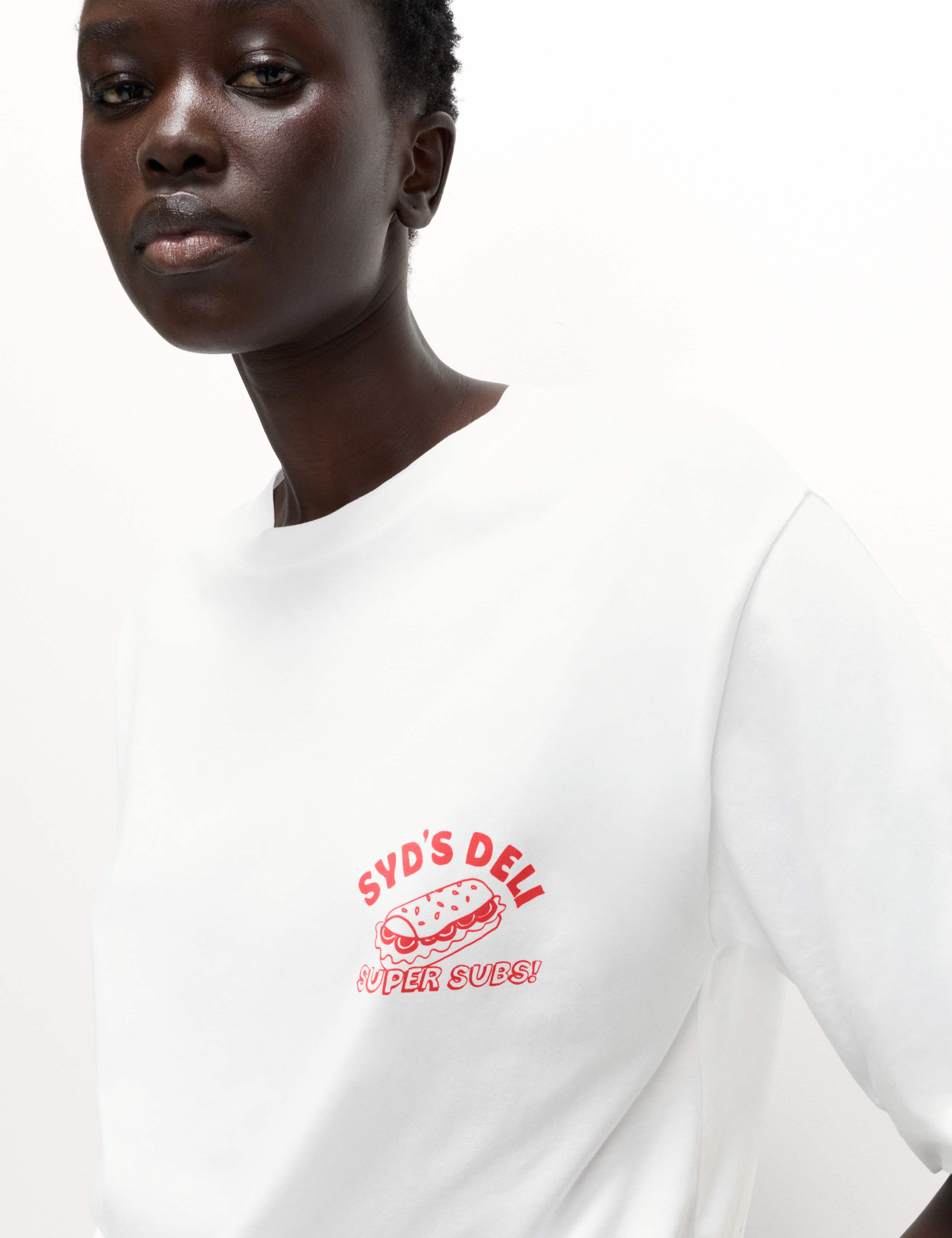 Pure Cotton Slogan Oversized T-Shirt