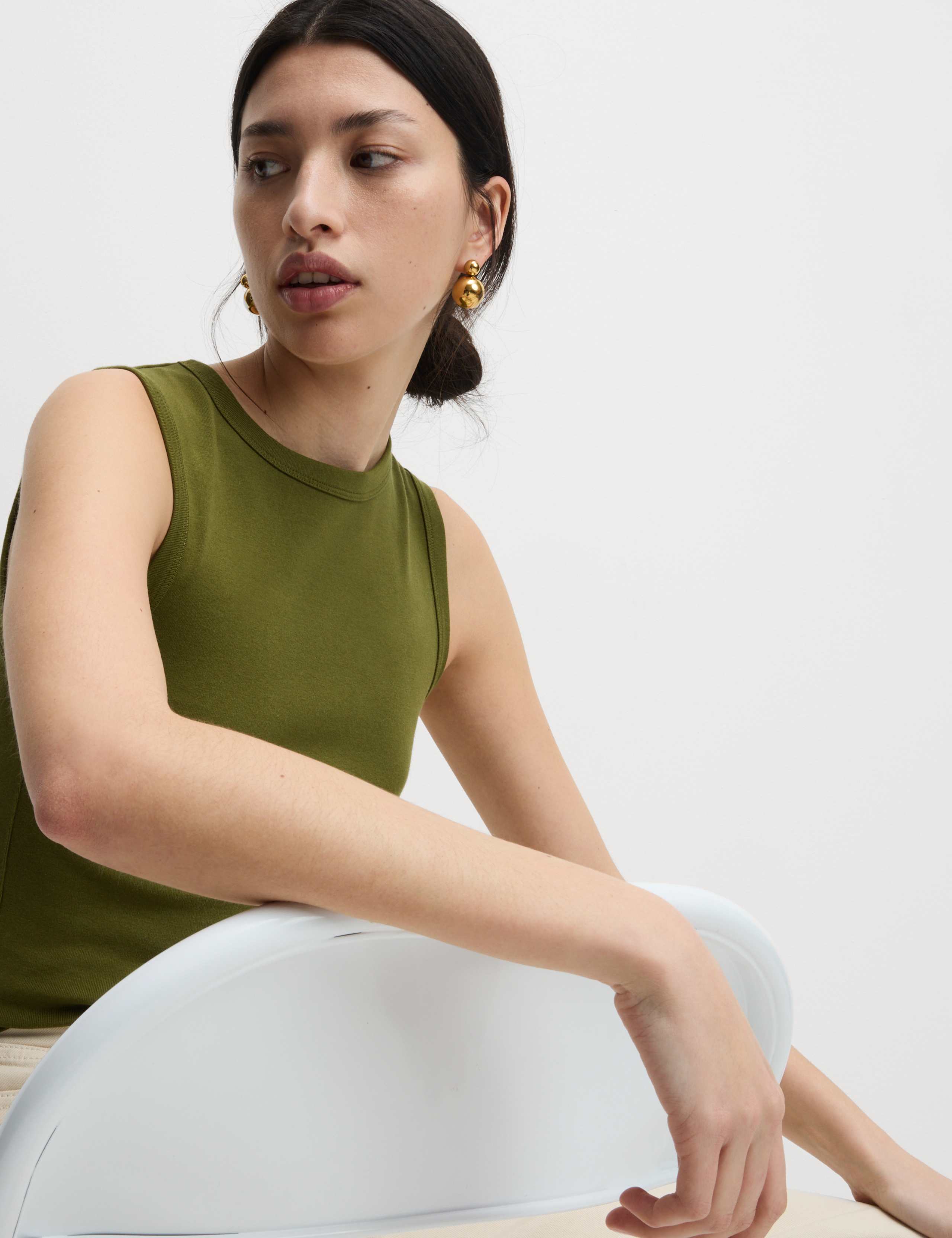 Cotton Rich Vest Top