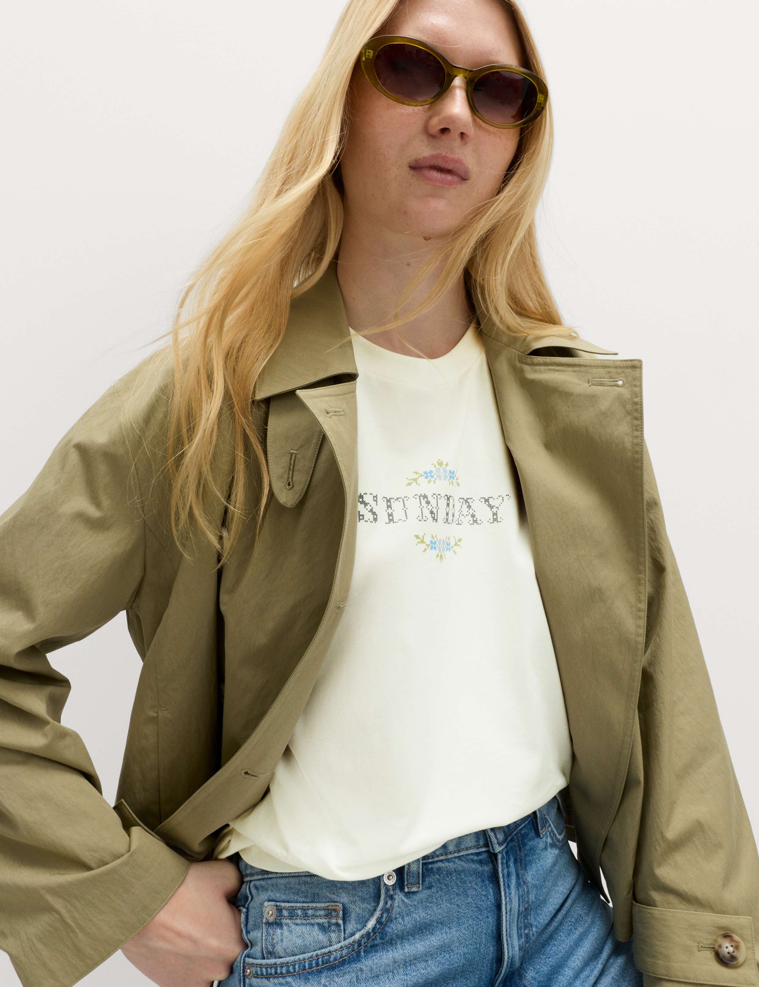 Pure Cotton Floral Oversized Graphic T-Shirt