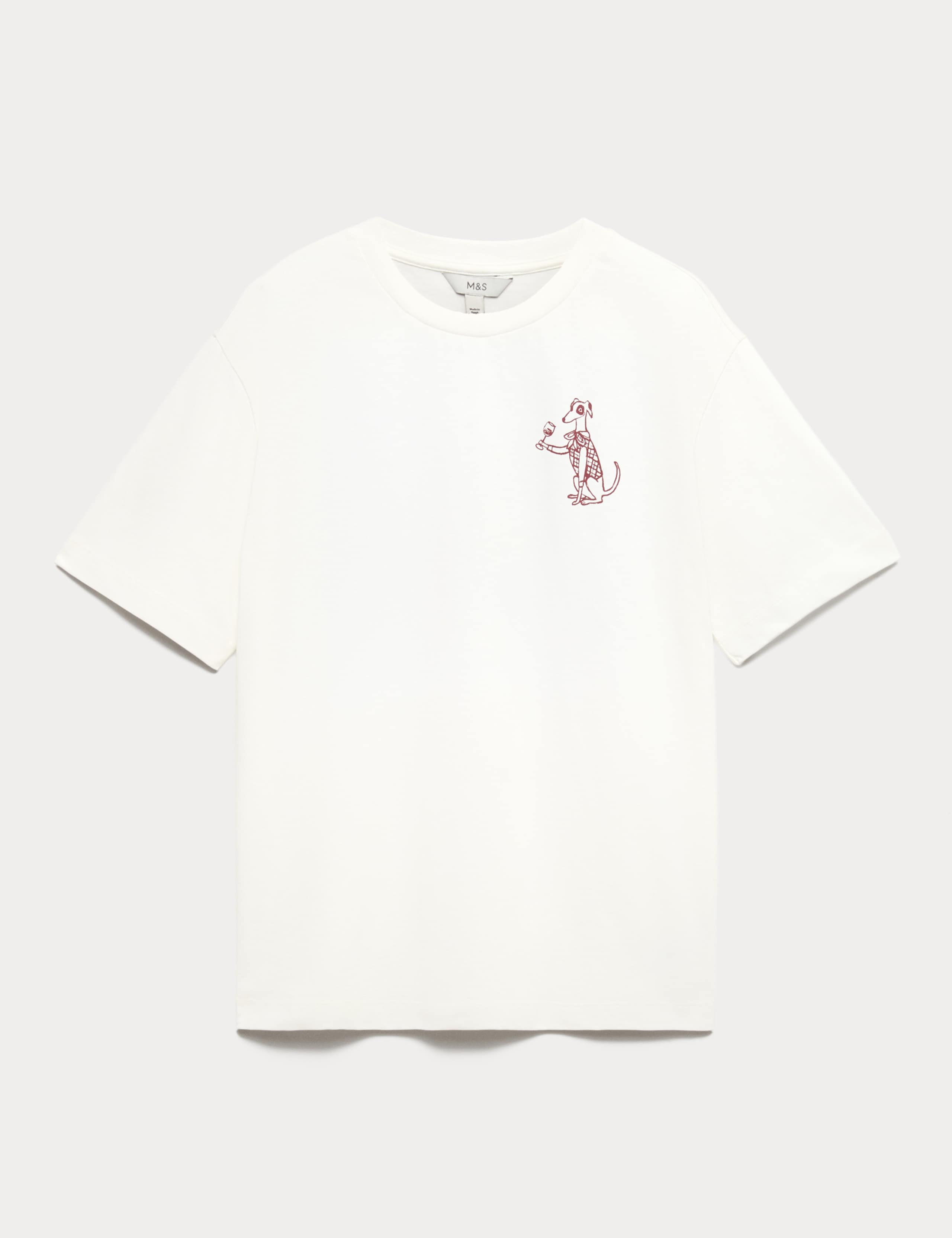 Pure Cotton Floral Oversized Graphic T-Shirt