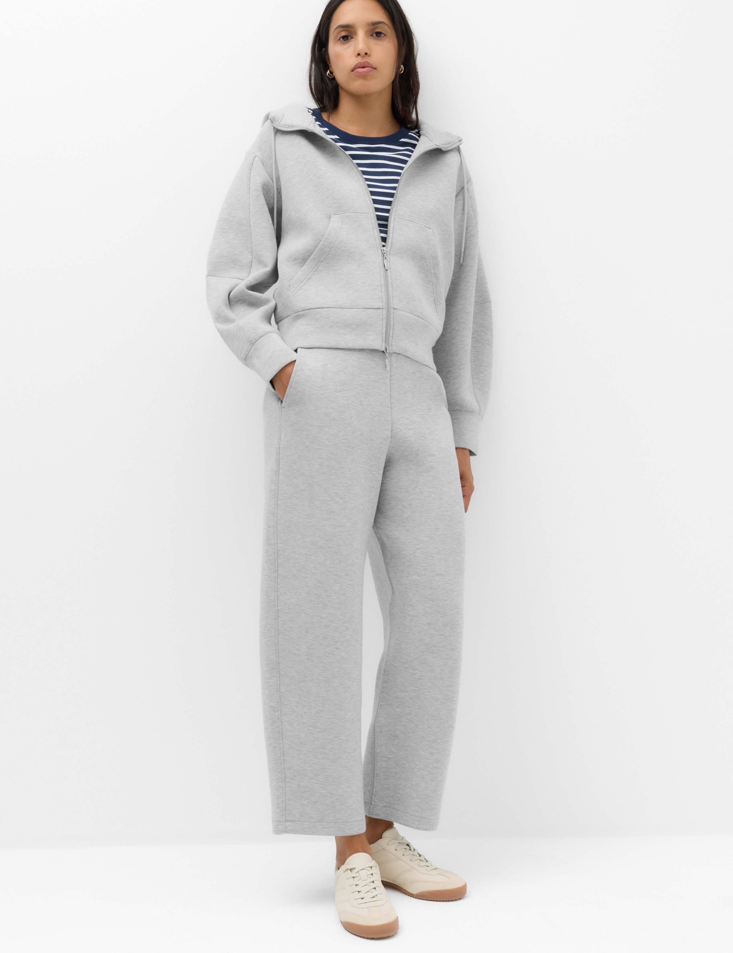Scuba Zip Through Hoodie