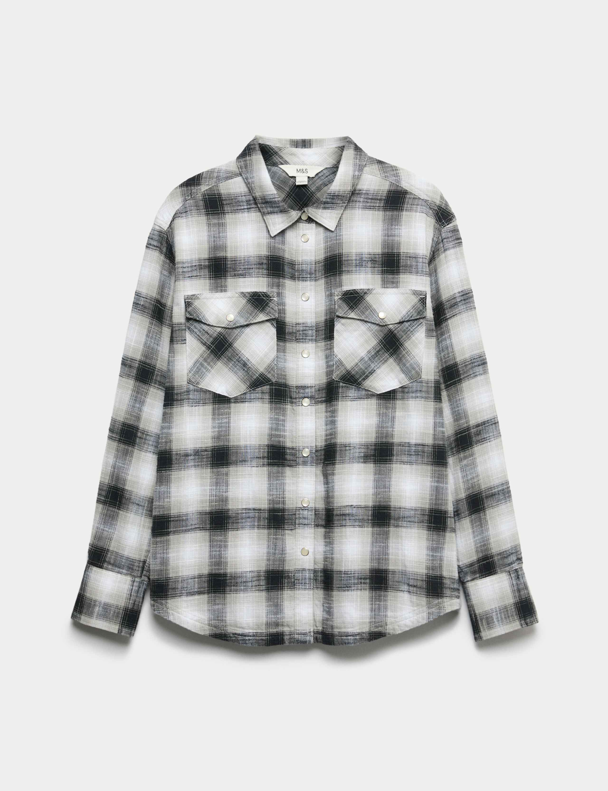 Pure Cotton Western Checked Shirt