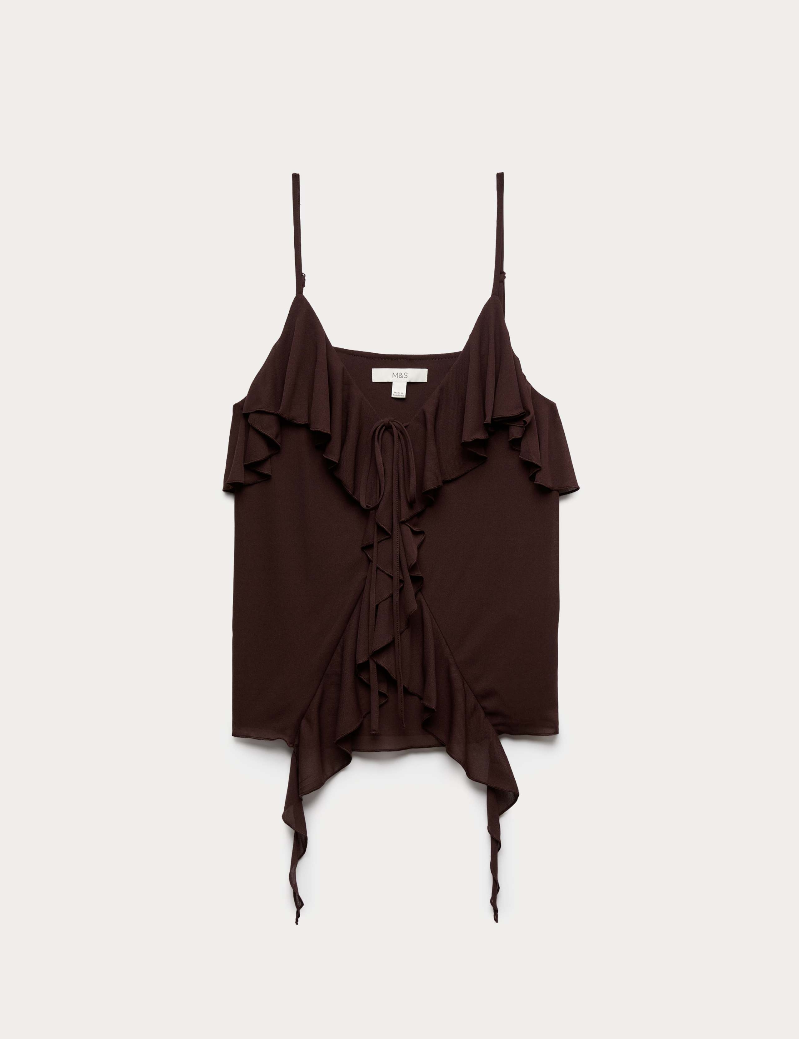 Ruffle Floaty Cami Top