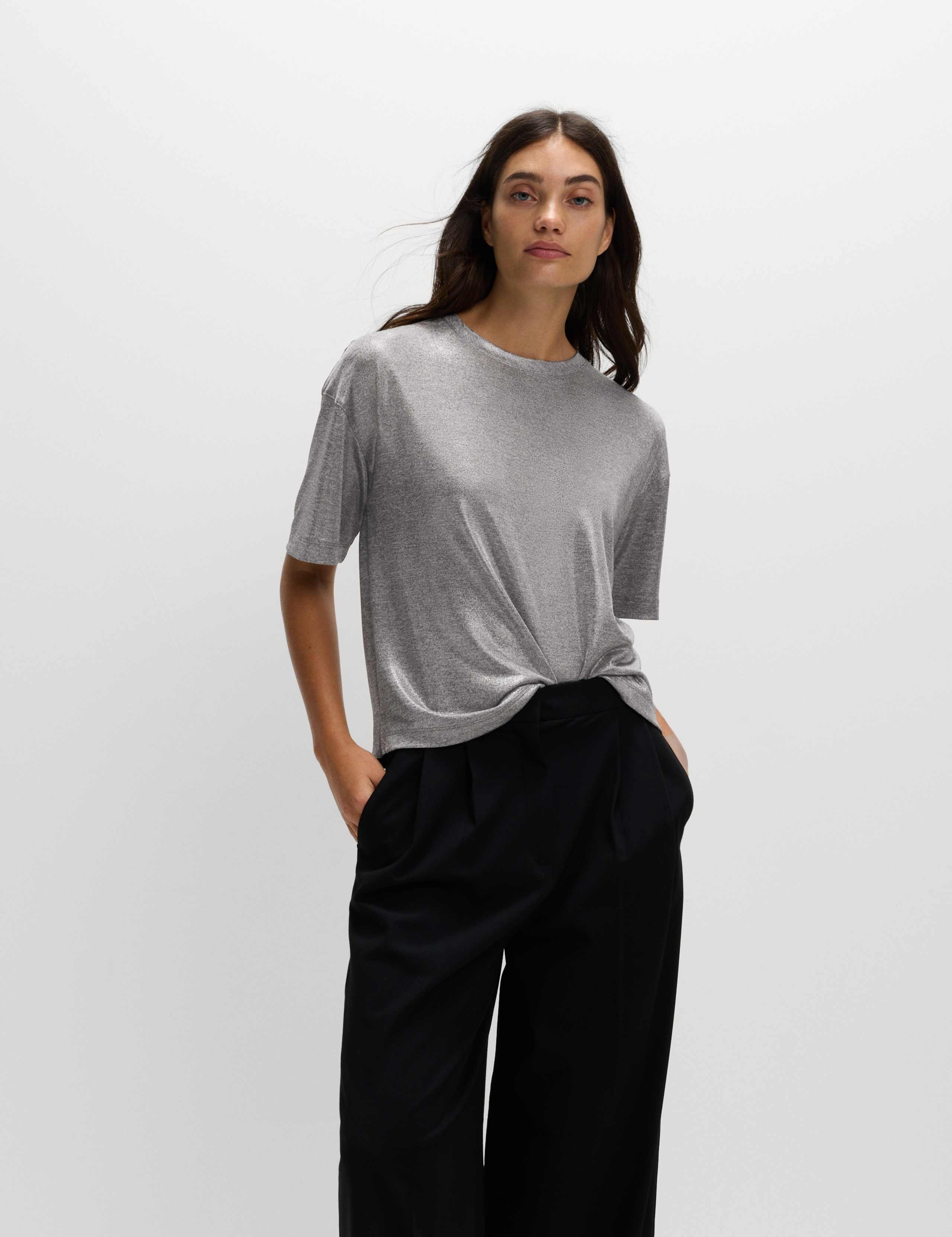 Metallic Shimmer T-Shirt