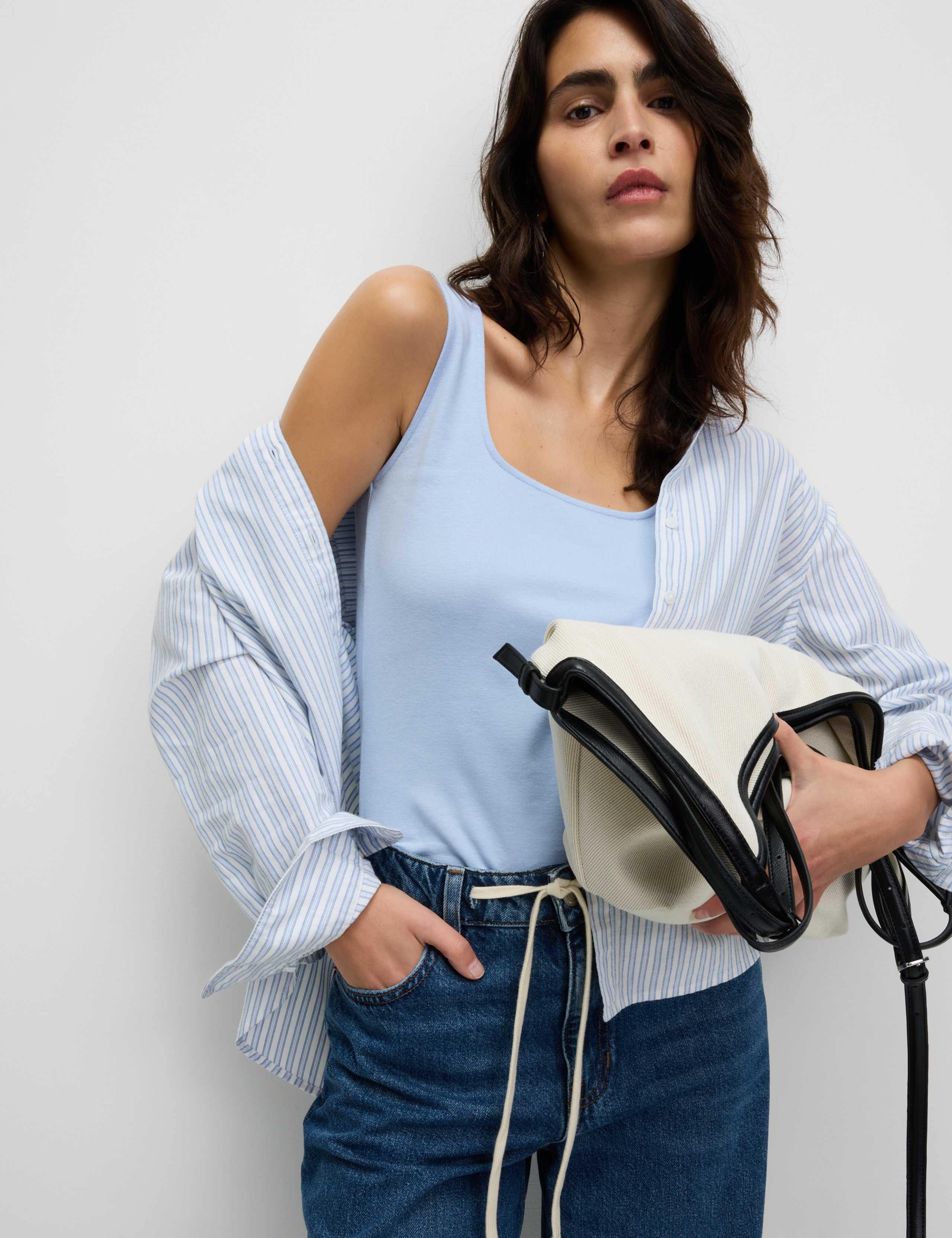 Square Neck Vest Top