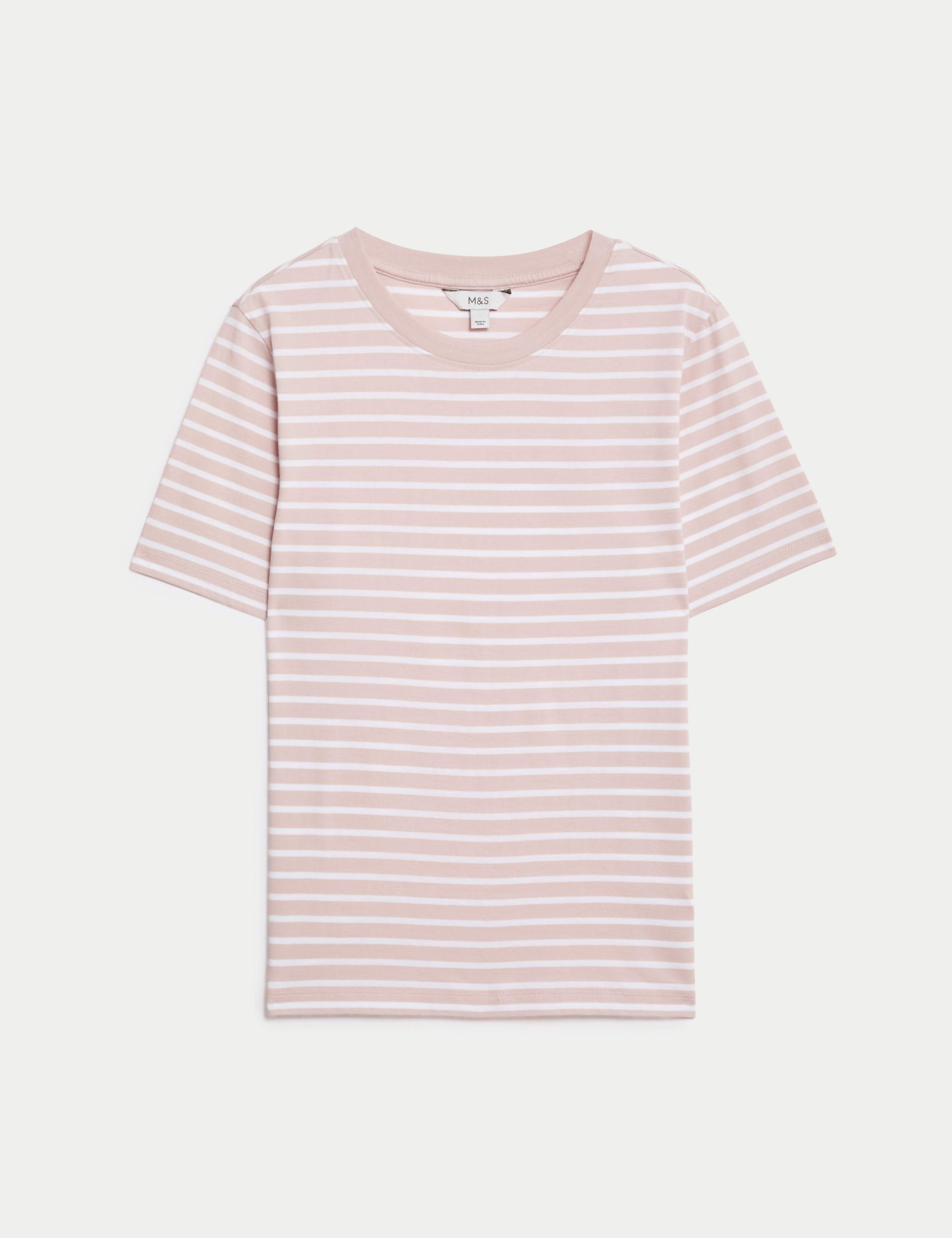 Pure Cotton Striped Everyday Fit T-Shirt