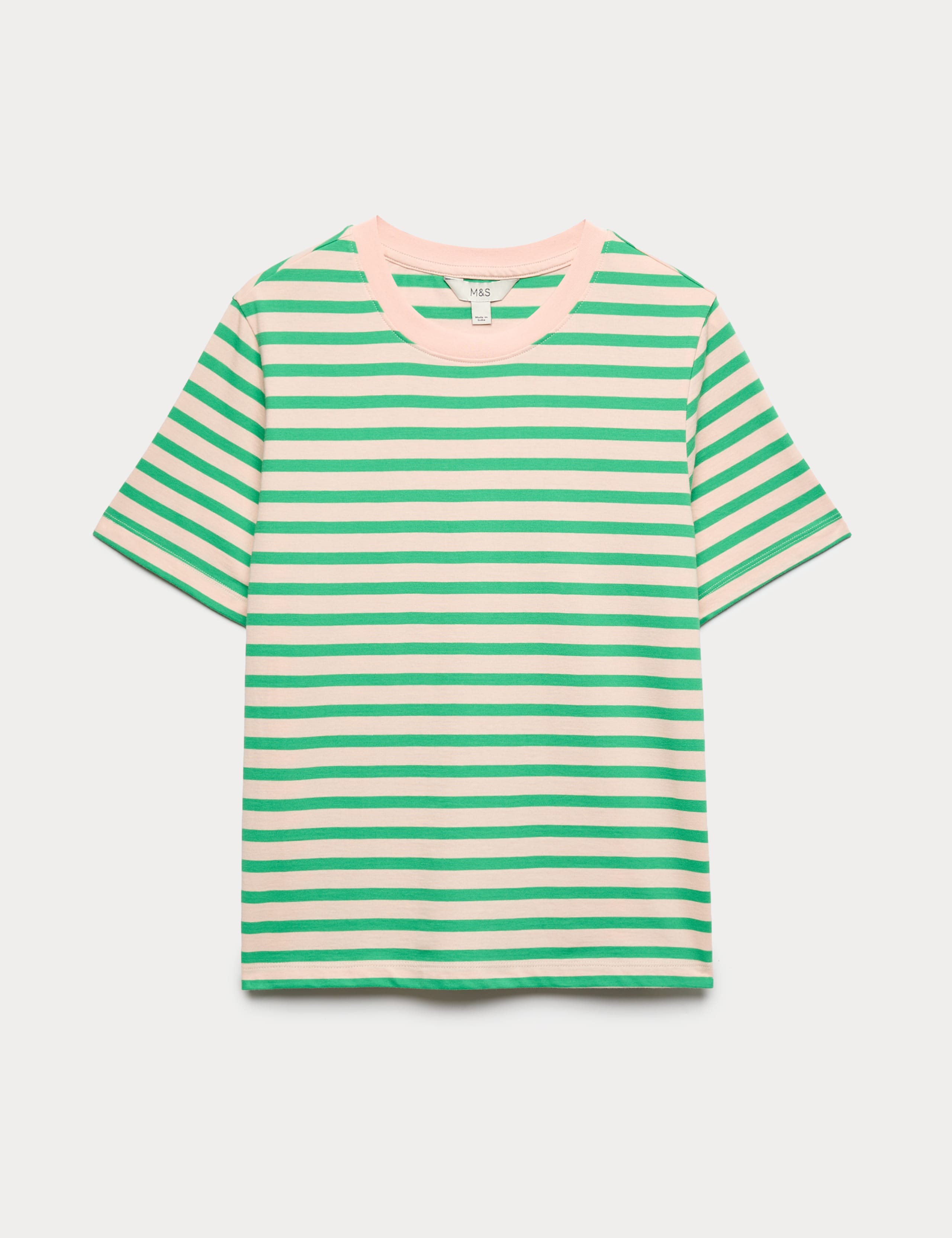 Pure Cotton Striped Everyday Fit T-Shirt