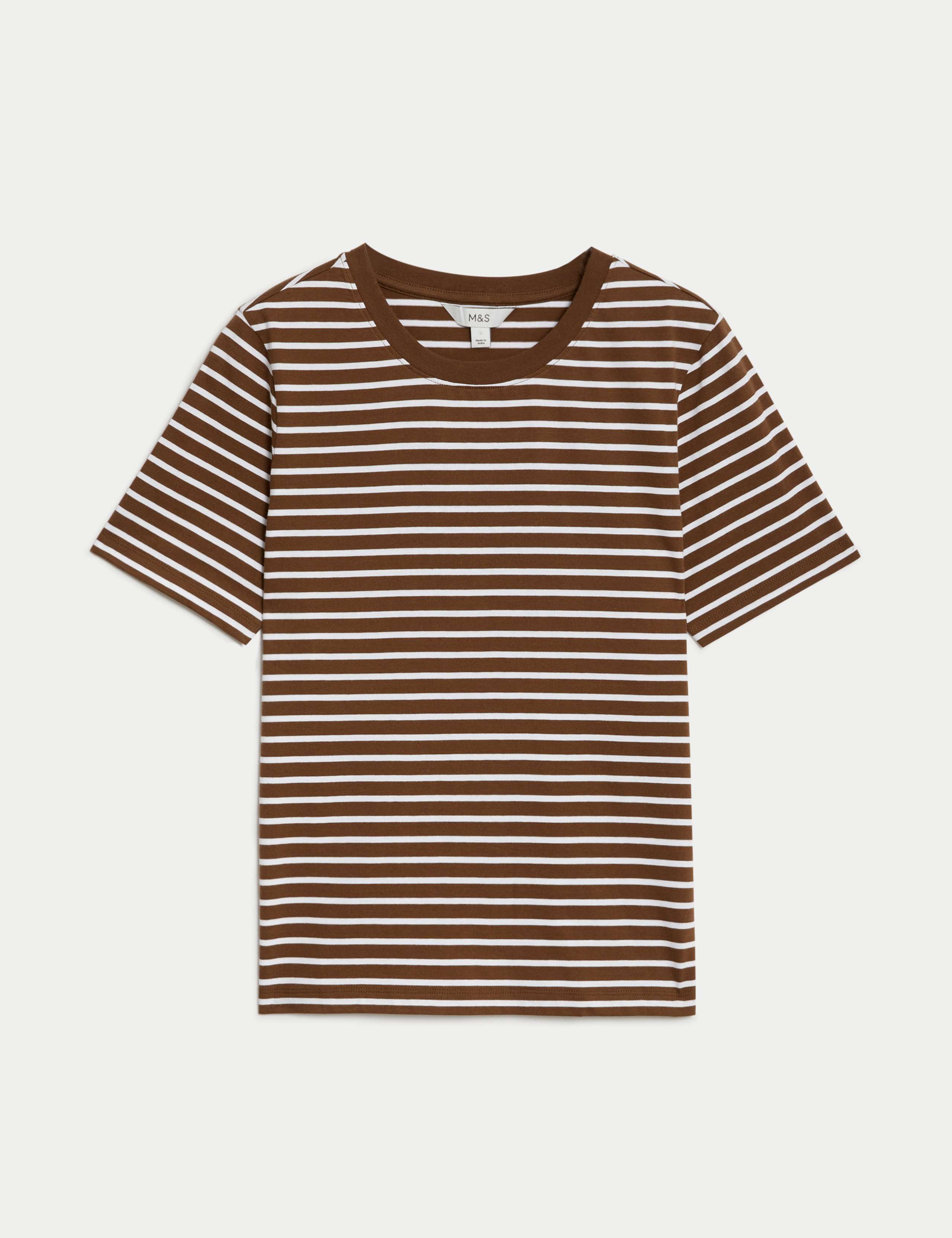 Pure Cotton Striped Everyday Fit T-Shirt