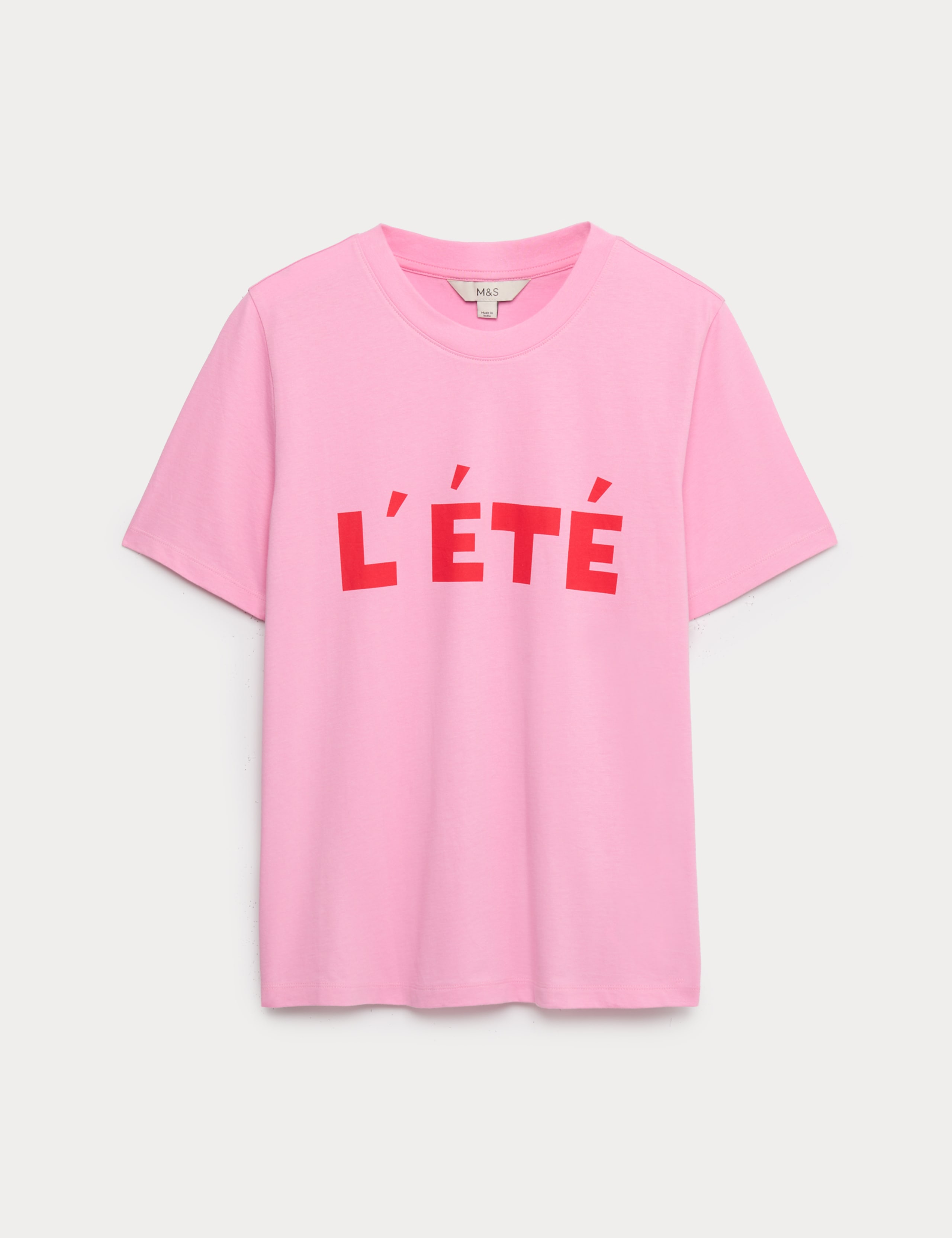 Pure Cotton 'L'Eté' Graphic T-Shirt
