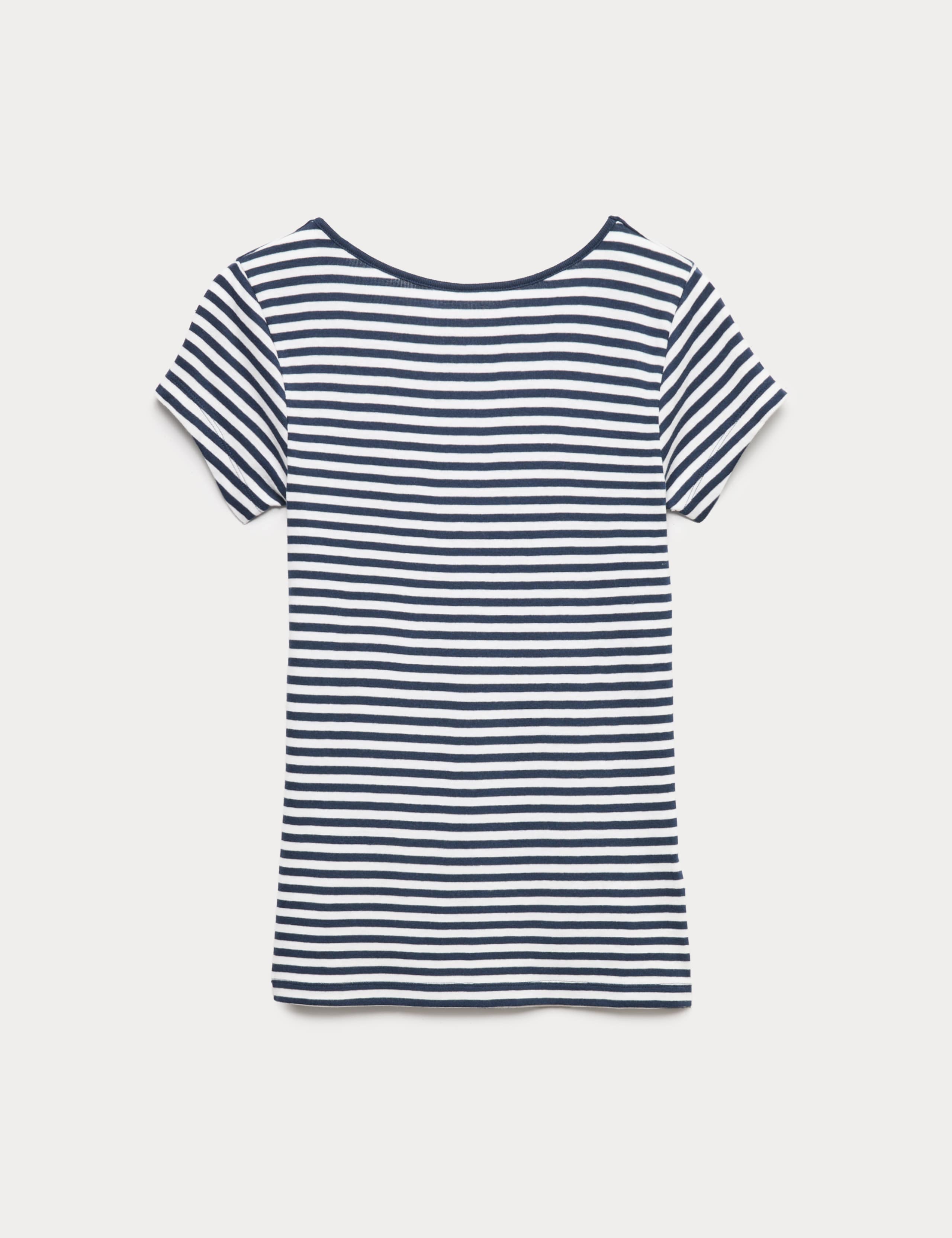 Pure Cotton Short Sleeve Ballet Back T-Shirt