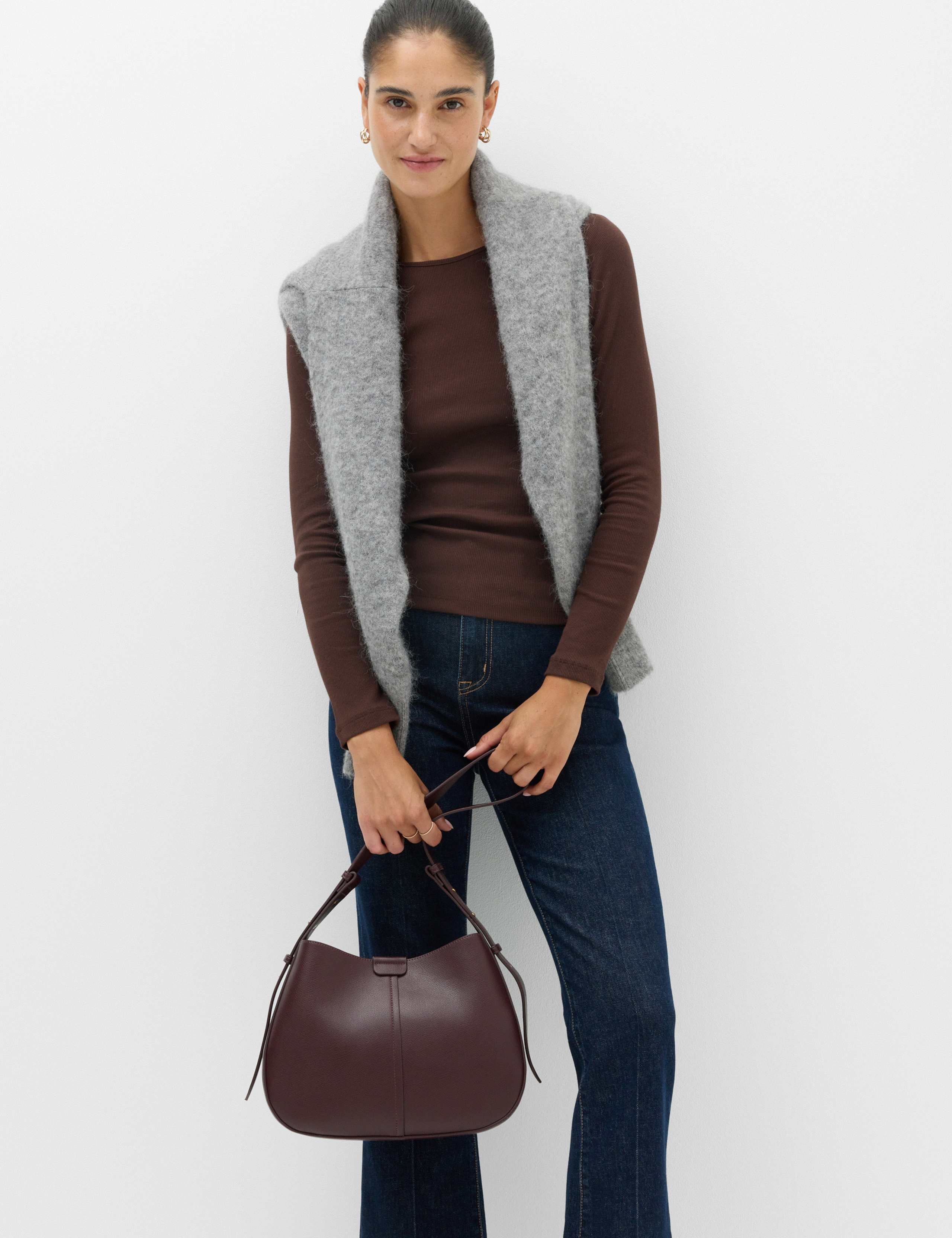 Cotton Rich Ribbed Regular Fit Top
